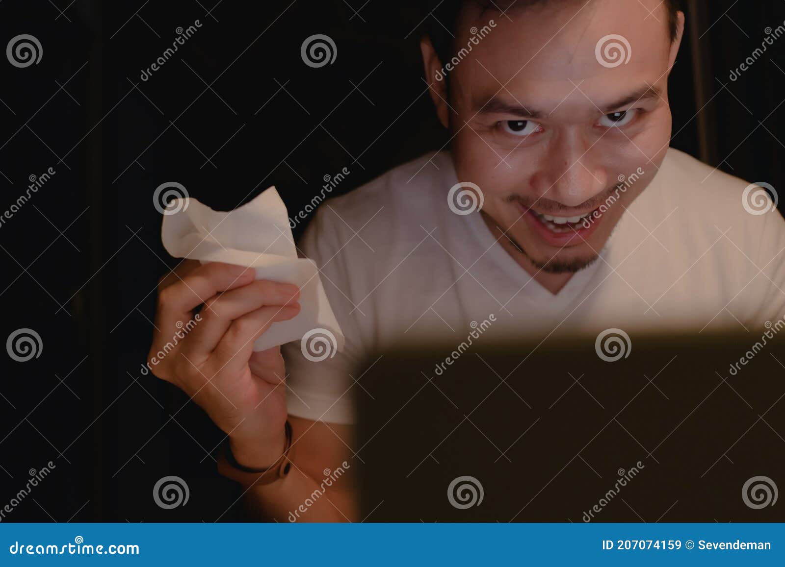 Guy staring at paper meme