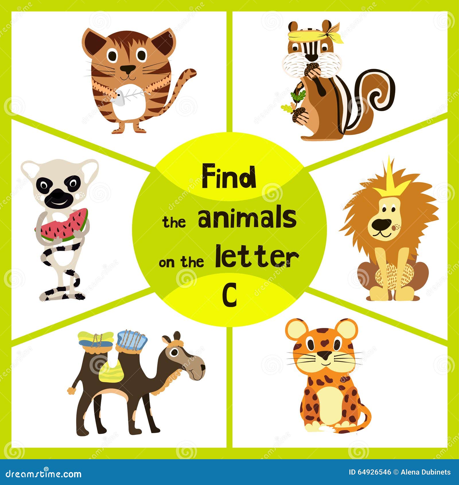 animals with the letter c