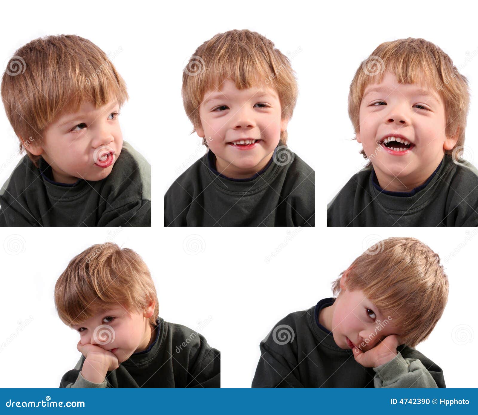 Funny little boy isolated stock photo. Image of cheerful 4742390