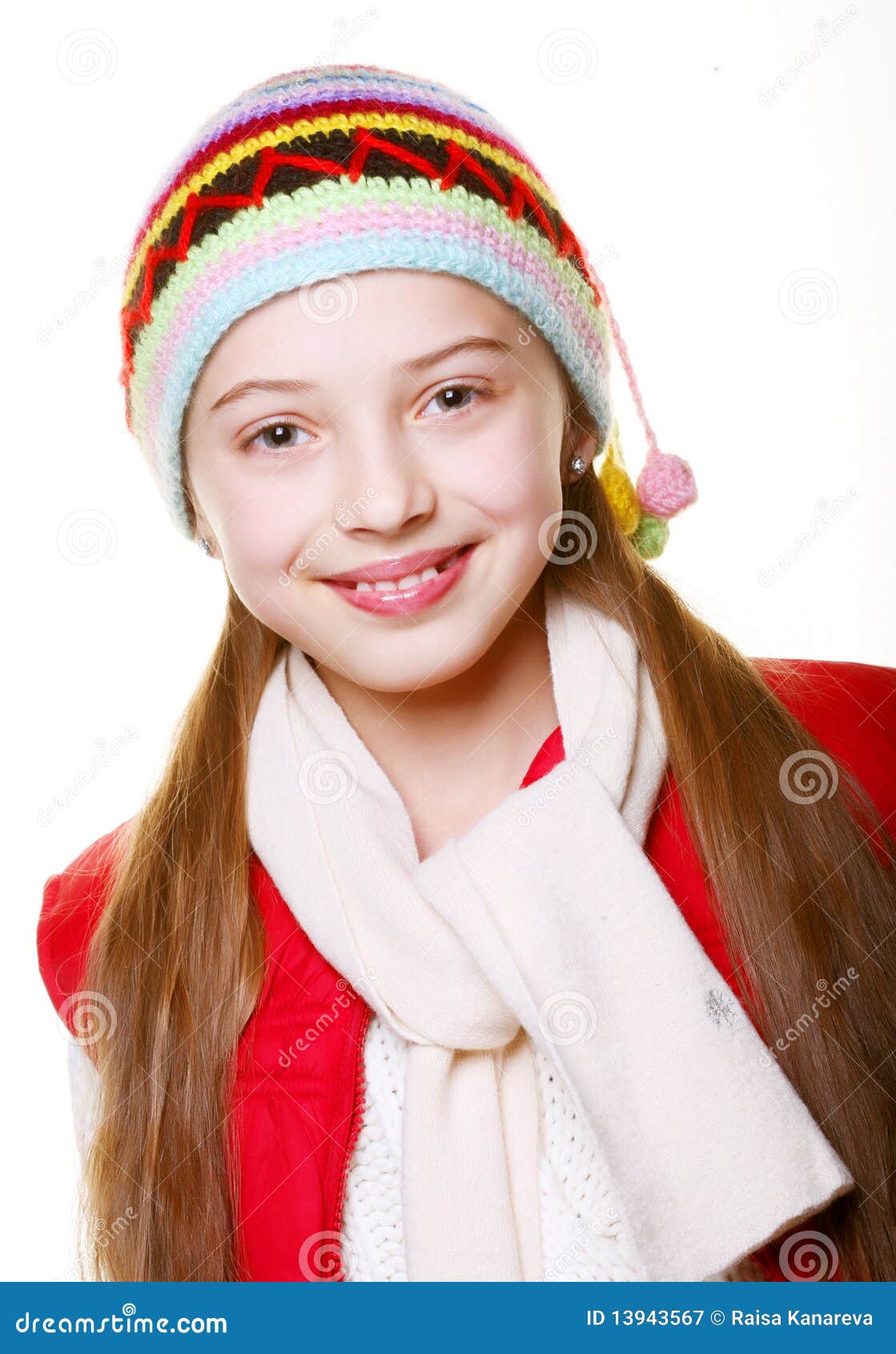 Funny little girl stock image. Image of background, adorable - 13943567