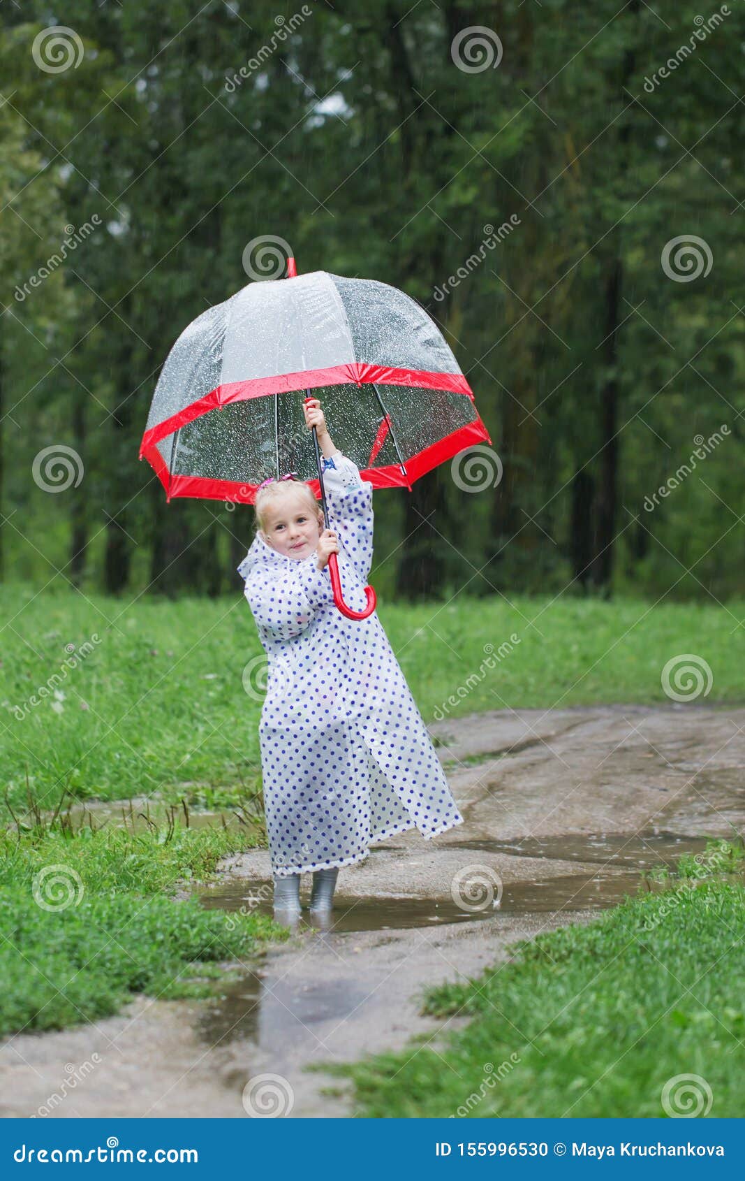 Funny Little Girl with Umbrella in Rain Stock Photo - Image of childhood, people: 155996530 Funny Little Girl with Umbrella in Rain Stock Photo - Image of childhood, people: 155996530