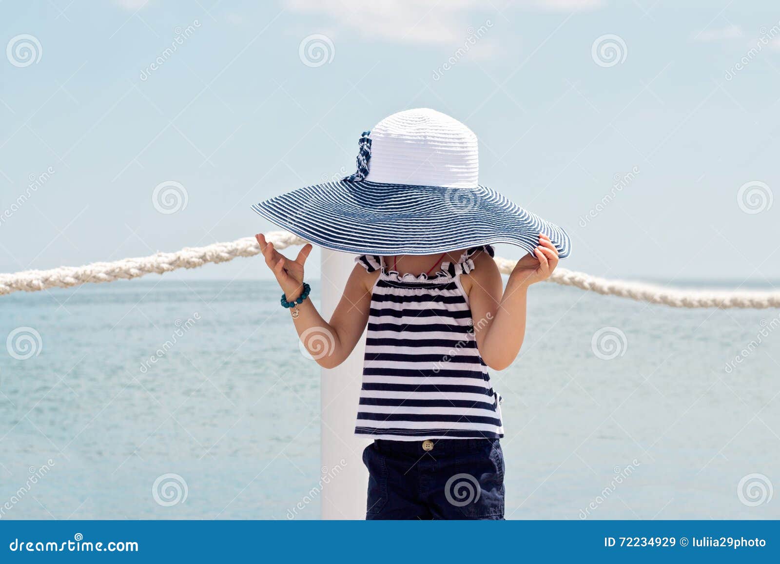 Funny girl in hat