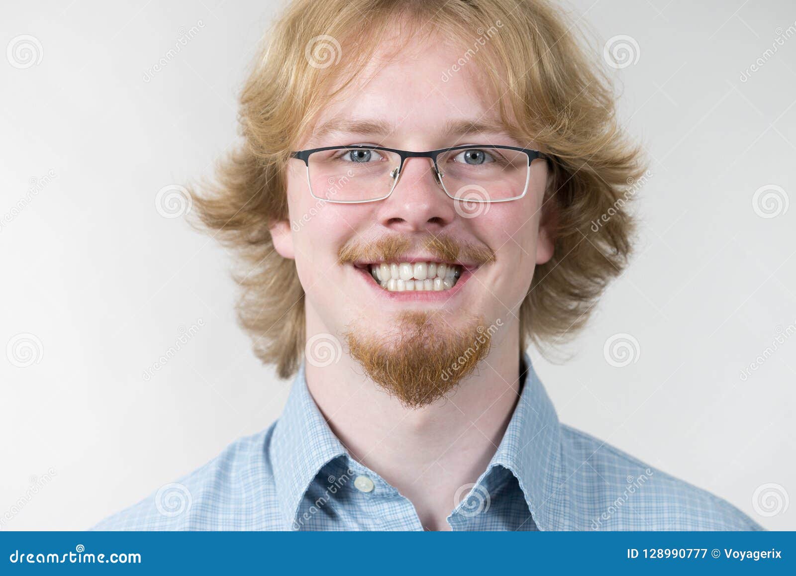 Funny Looking Young Adult Guy Stock Image - Image of ginger, adult:  128990777