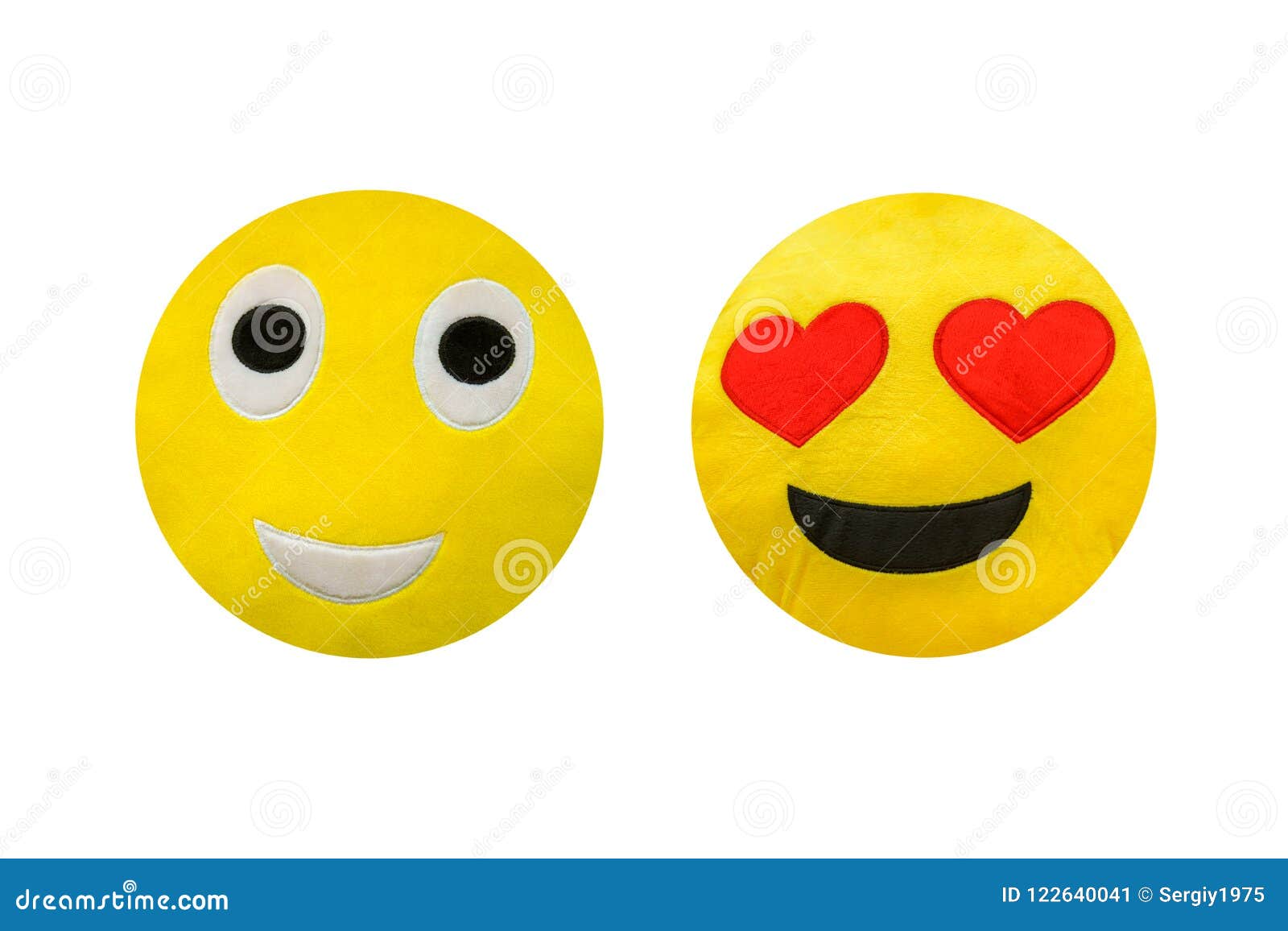 Funny Love Smiley Isolated on White Background Stock Image - Image ...
