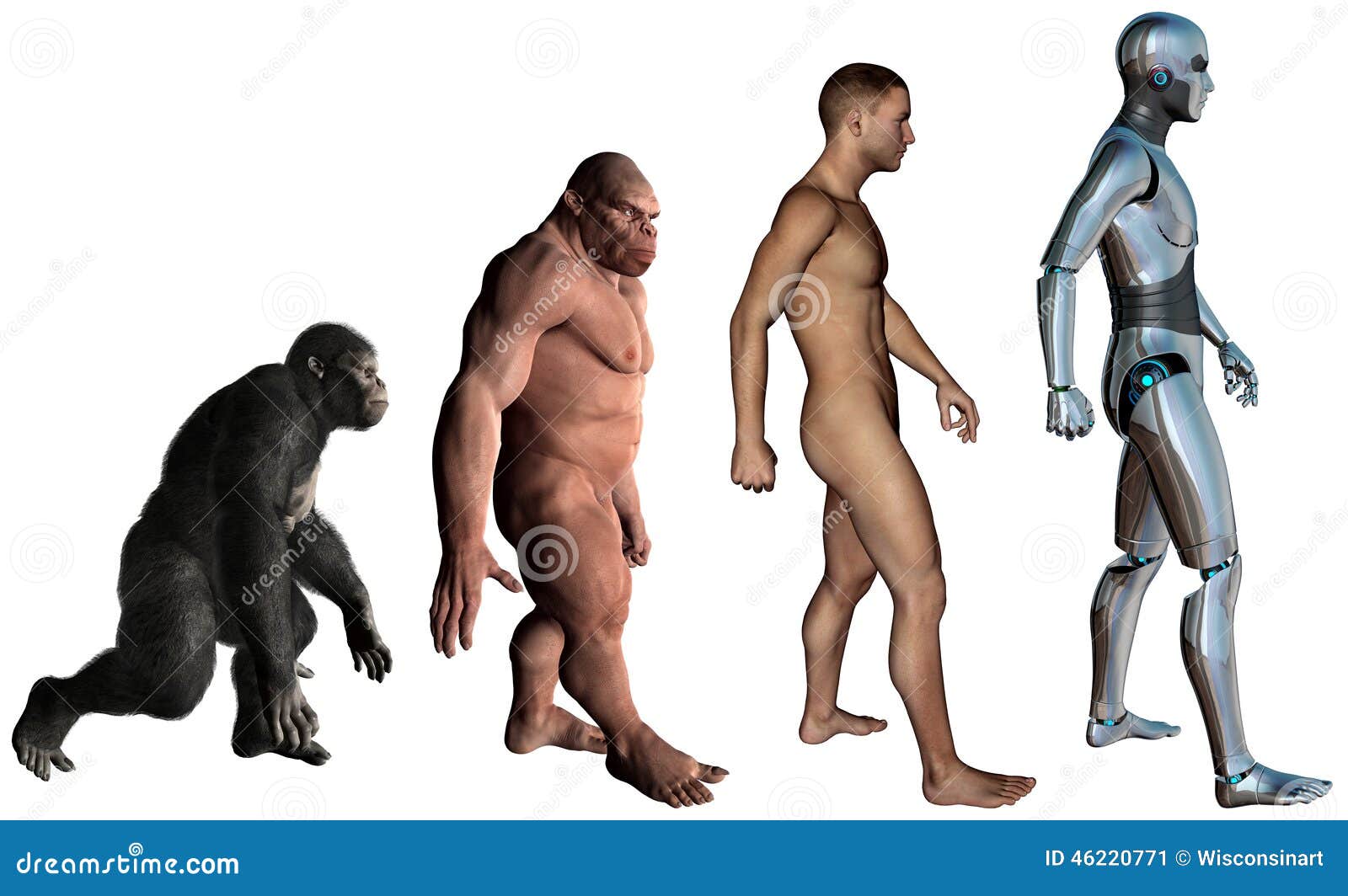 funny man evolution  
