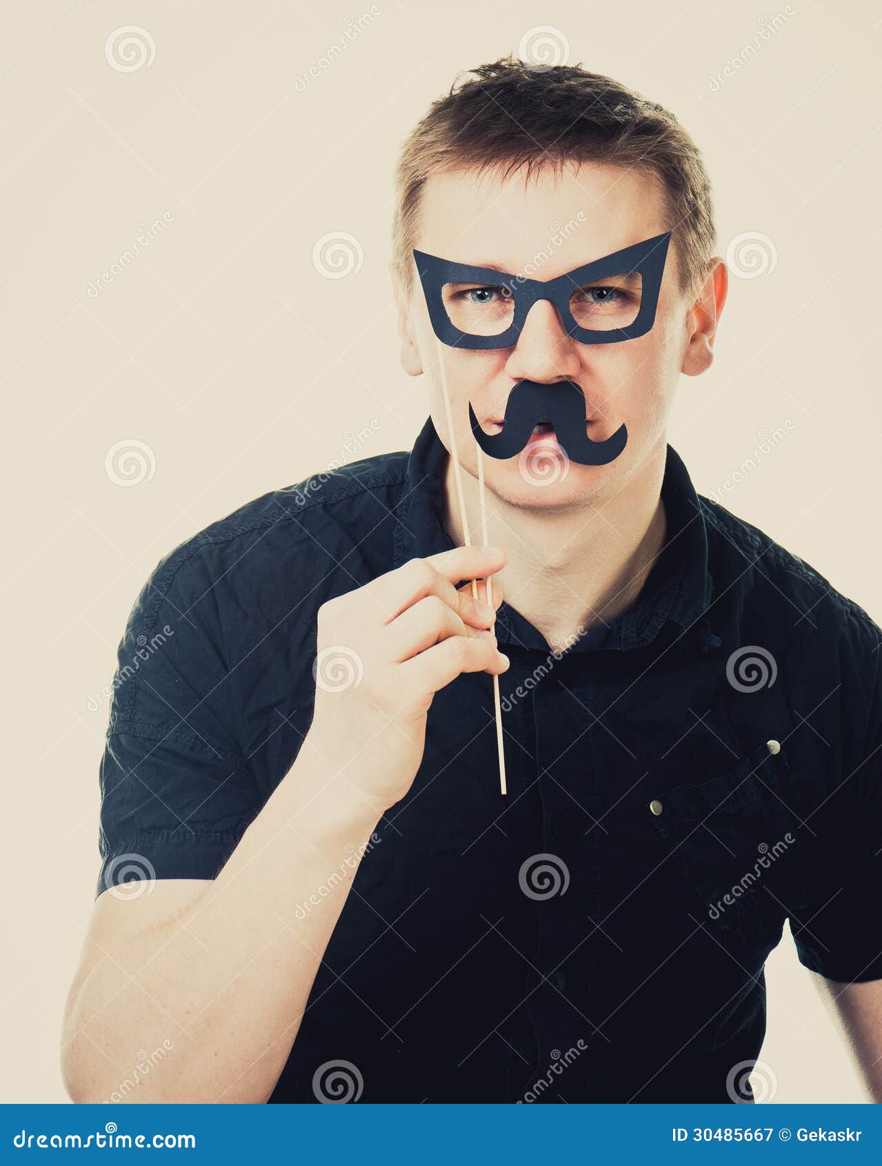 Funny man stock image. Image of crazy, costume, happy - 30485667