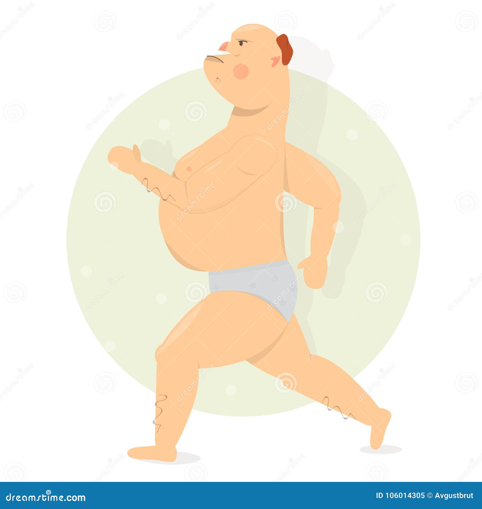 Funny Man Running in Shorts. Stock Vector - Illustration of evil, humor: 106014305 Funny Man Running in Shorts. Stock Vector - Illustration of evil, humor: 106014305