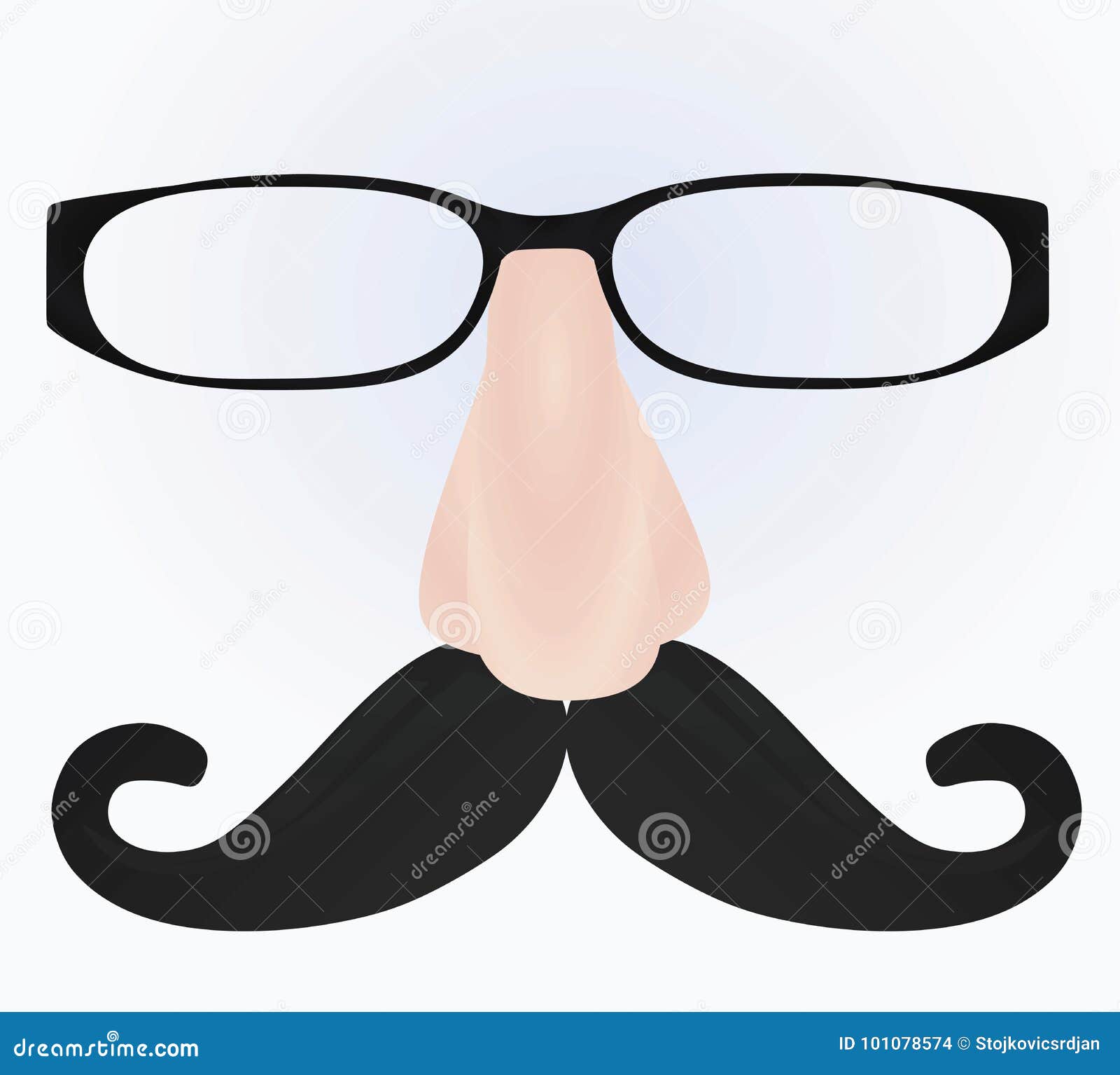 Funny Disguise Glasses Nose Stock Illustrations 153 Funny Disguise