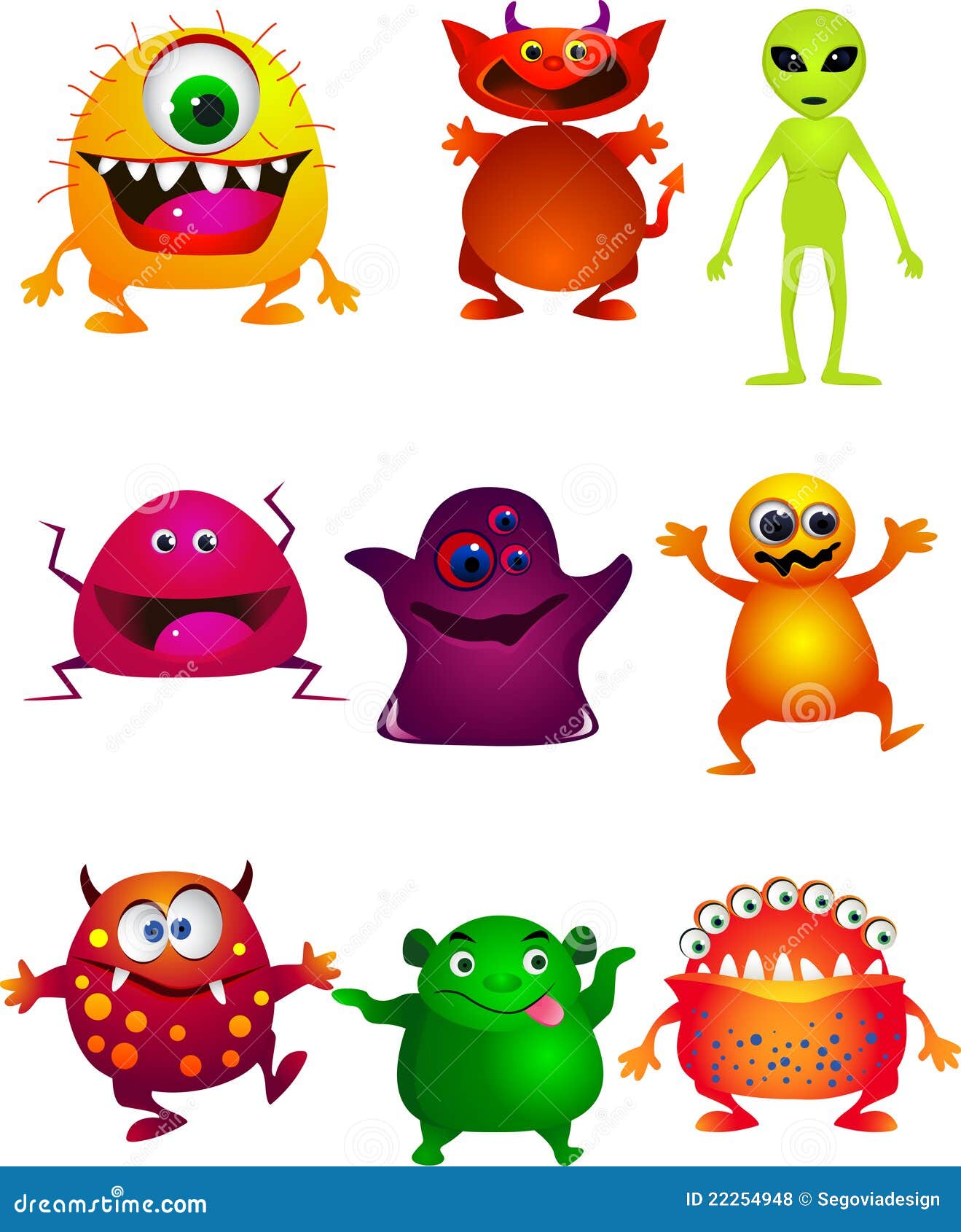 Funny Monster Cartoon Collection Stock Illustration - Illustration of character, graphics: 22254948 Funny Monster Cartoon Collection Stock Illustration - Illustration of character, graphics: 22254948