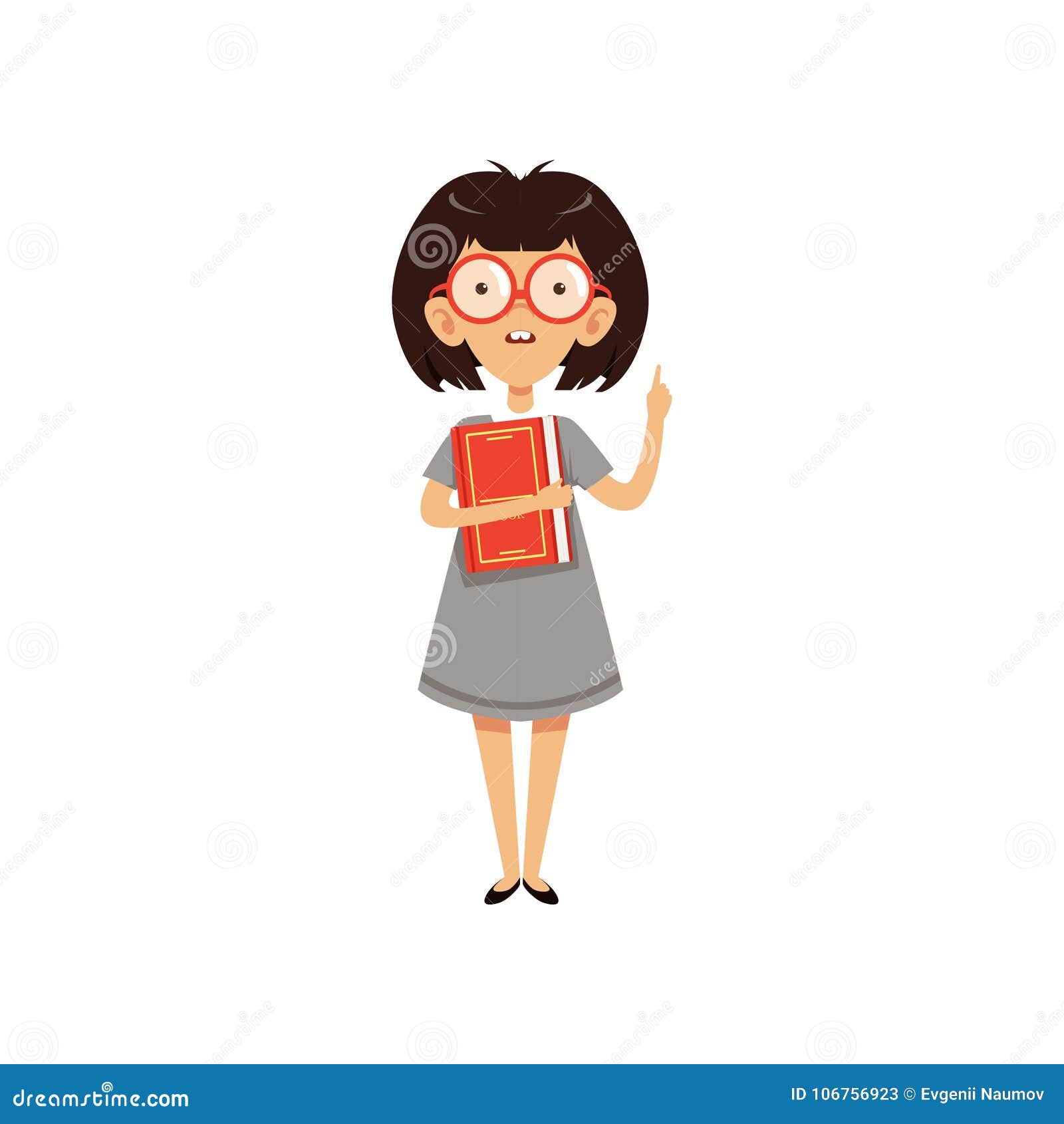 Funny Nerd Girl Holding Book and Index Finger Up. Cartoon Character with Brown Hair and Two Large Front Teeth. Smart Kid Stock Vector - Illustration of female, education: 106756923 Funny Nerd Girl Holding Book and Index Finger Up. Cartoon Character with Brown Hair and Two Large Front Teeth. Smart Kid Stock Vector - Illustration of female, education: 106756923