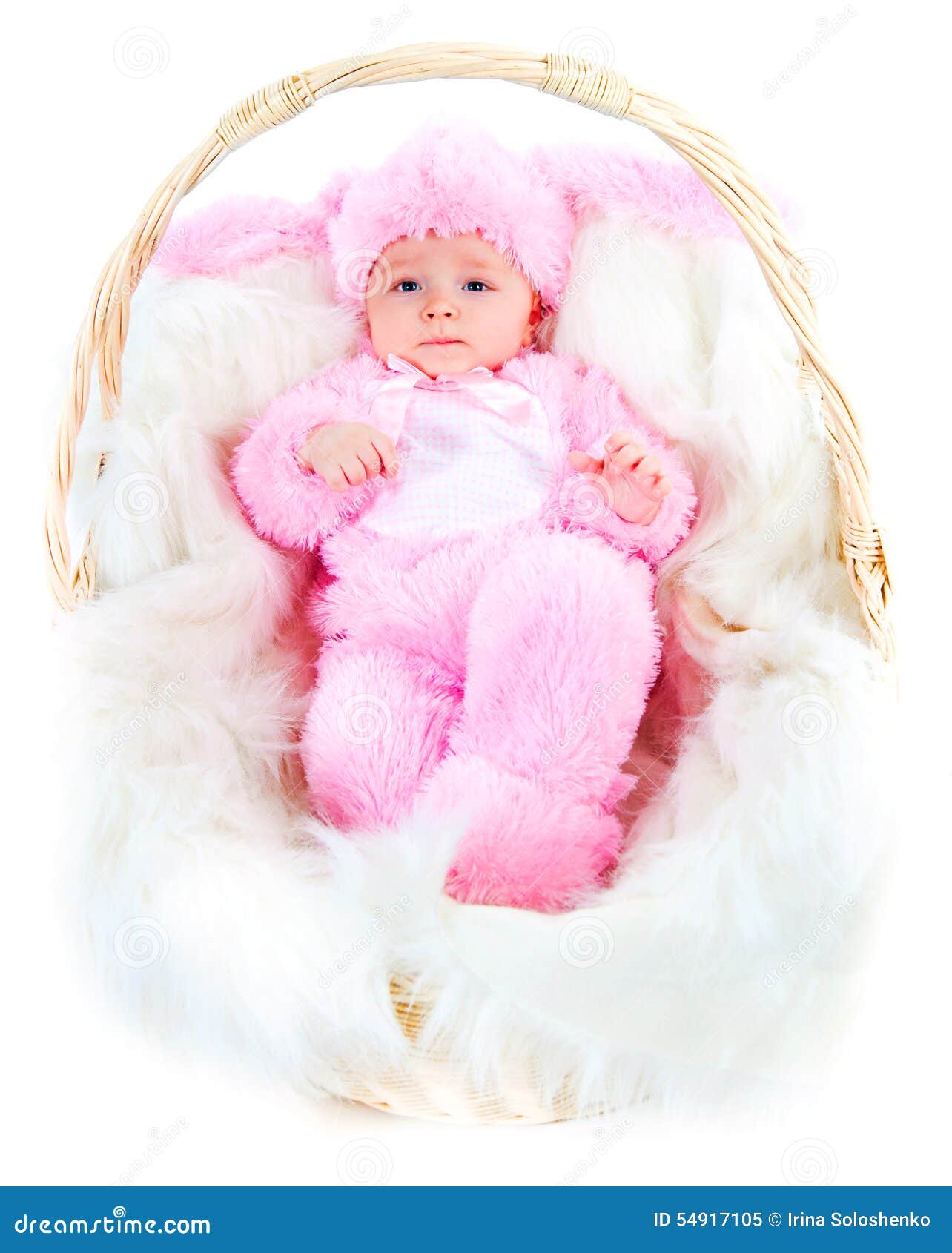 Funny Newborn Baby Dressed In Easter Bunny Suit Stock Image - Image of baby, amusing: 54917105