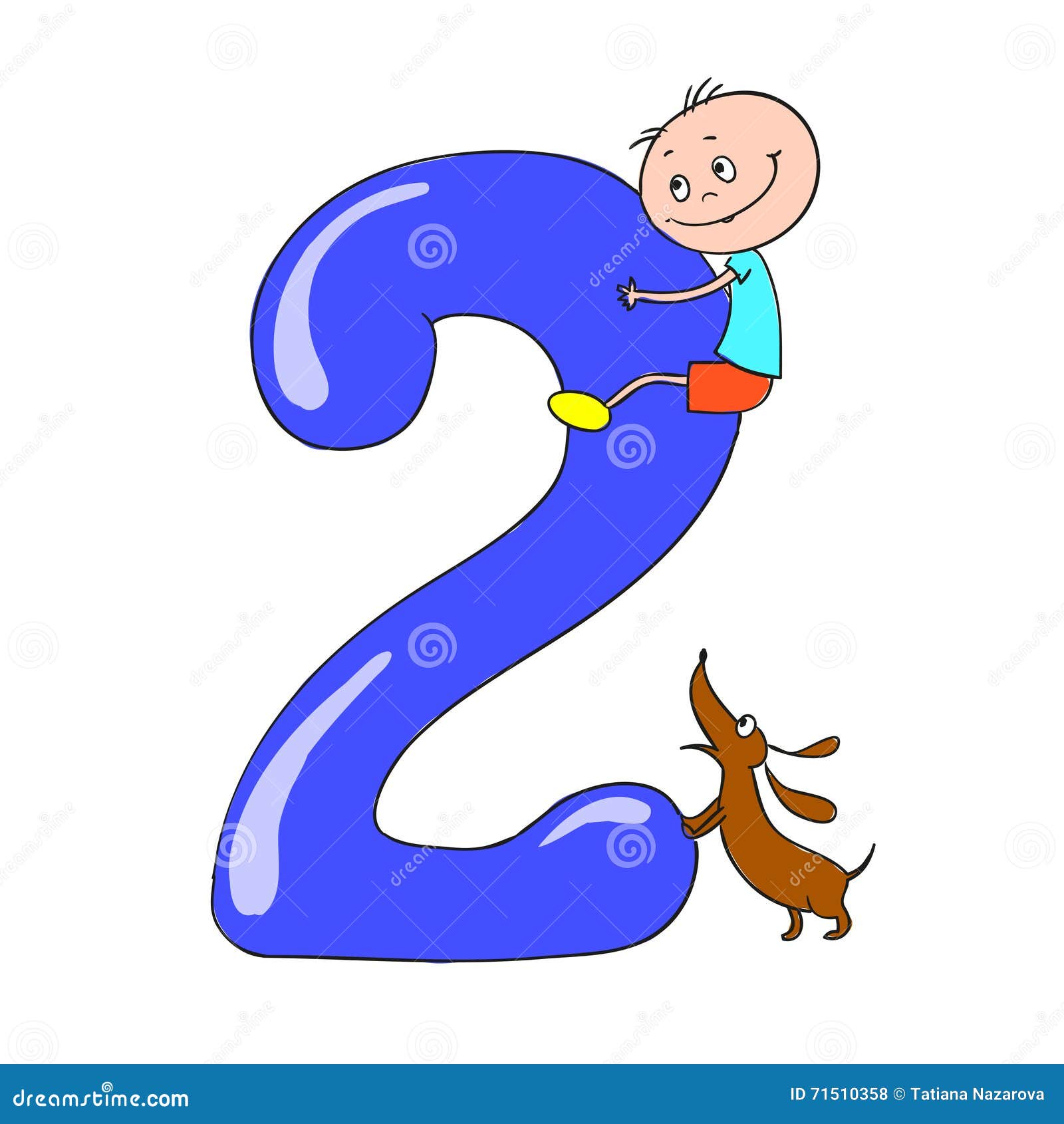 Funny Numbers Clip Art