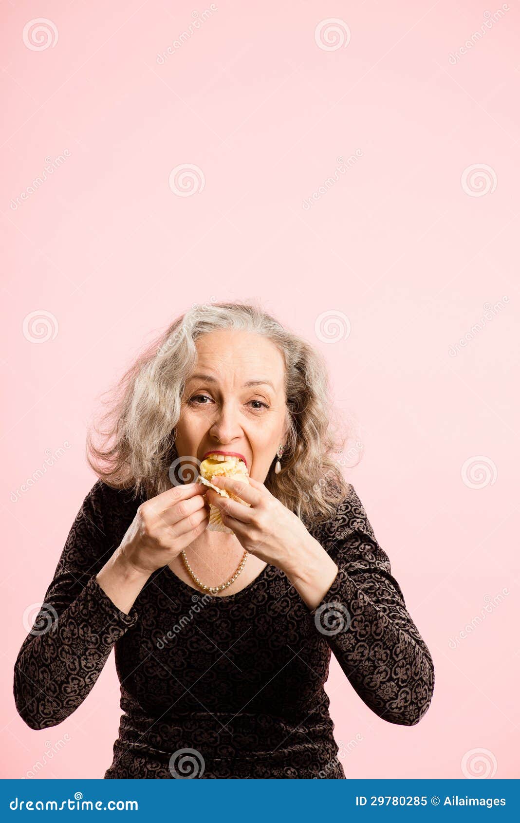 Funny Woman Portrait Pink Background Real People High Definition Stock Image Image of people