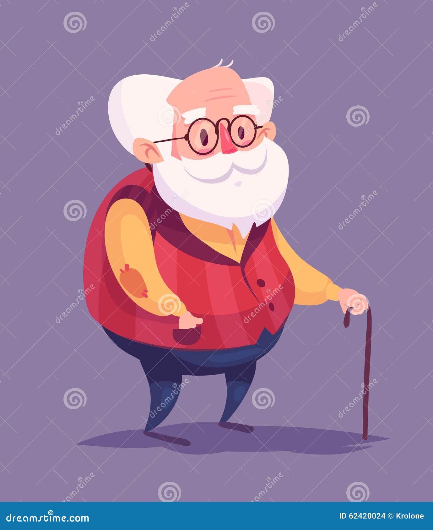 Wise Grandpa, Cartoon Character In Wild West | CartoonDealer.com #71220209