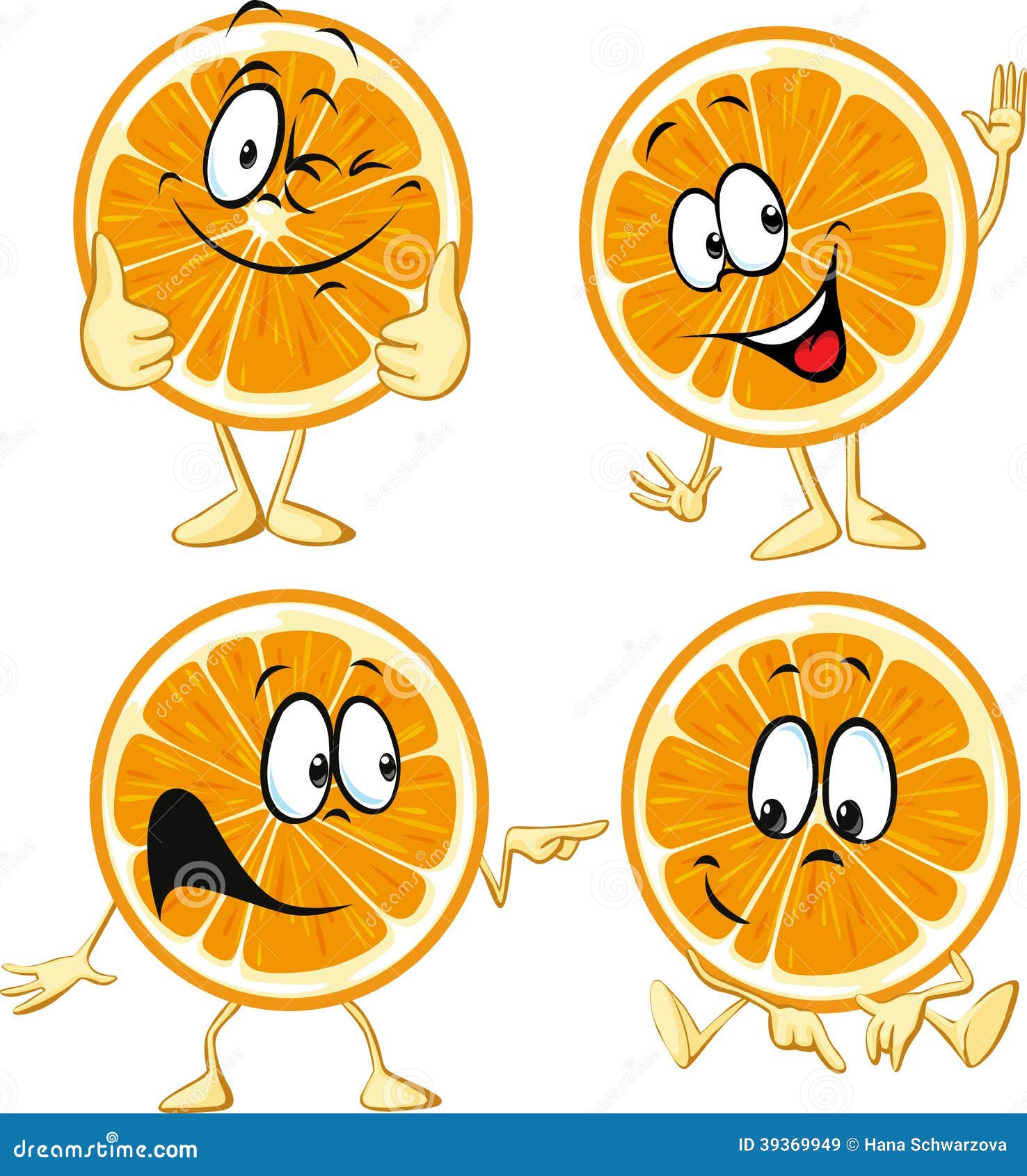 This is a silly and enjoyable orange creature. Cartoon style. 28135053  Vector Art at Vecteezy