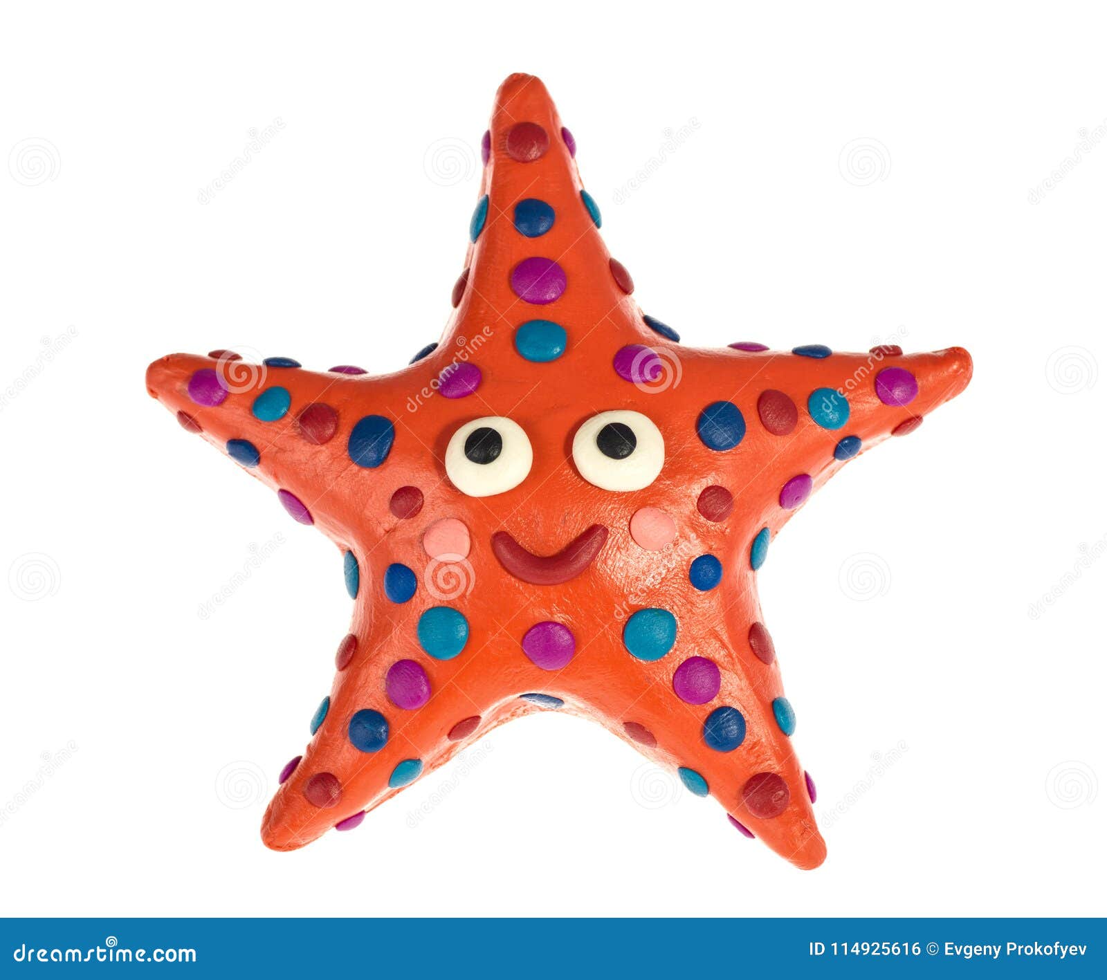 funny plasticine starfish