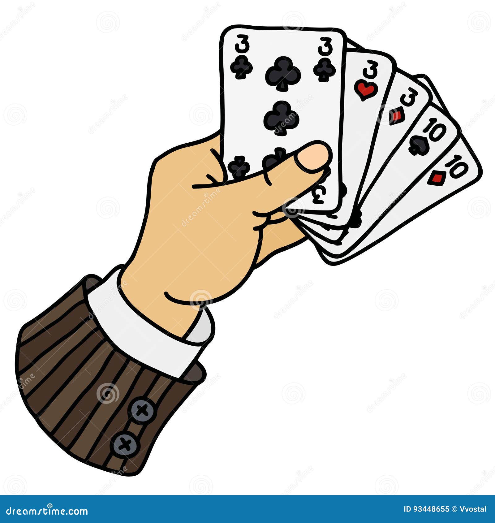 Funny poker cards stock vector. Illustration of cards 93448655