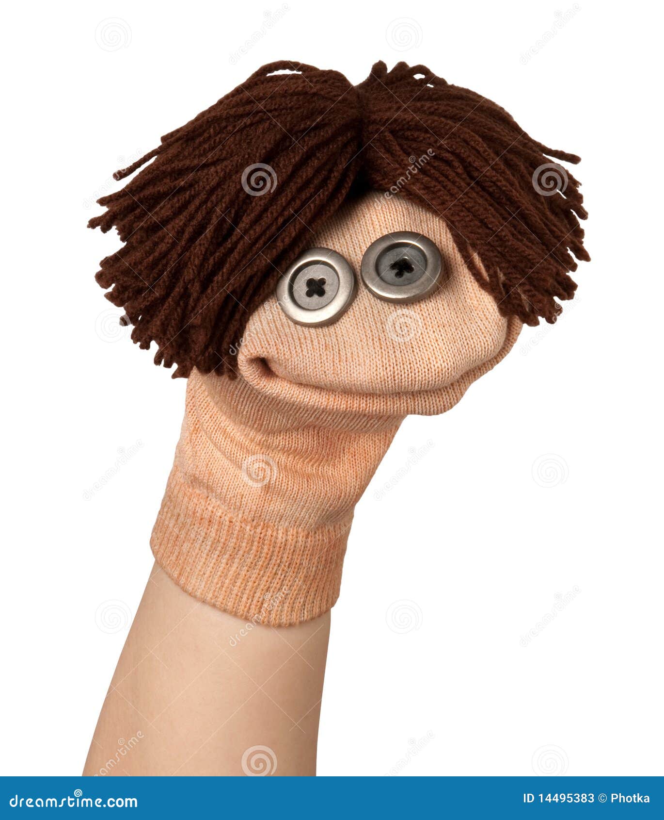 Puppet Smiling Puppet Smiling Stock Image Image Of Blue Sock