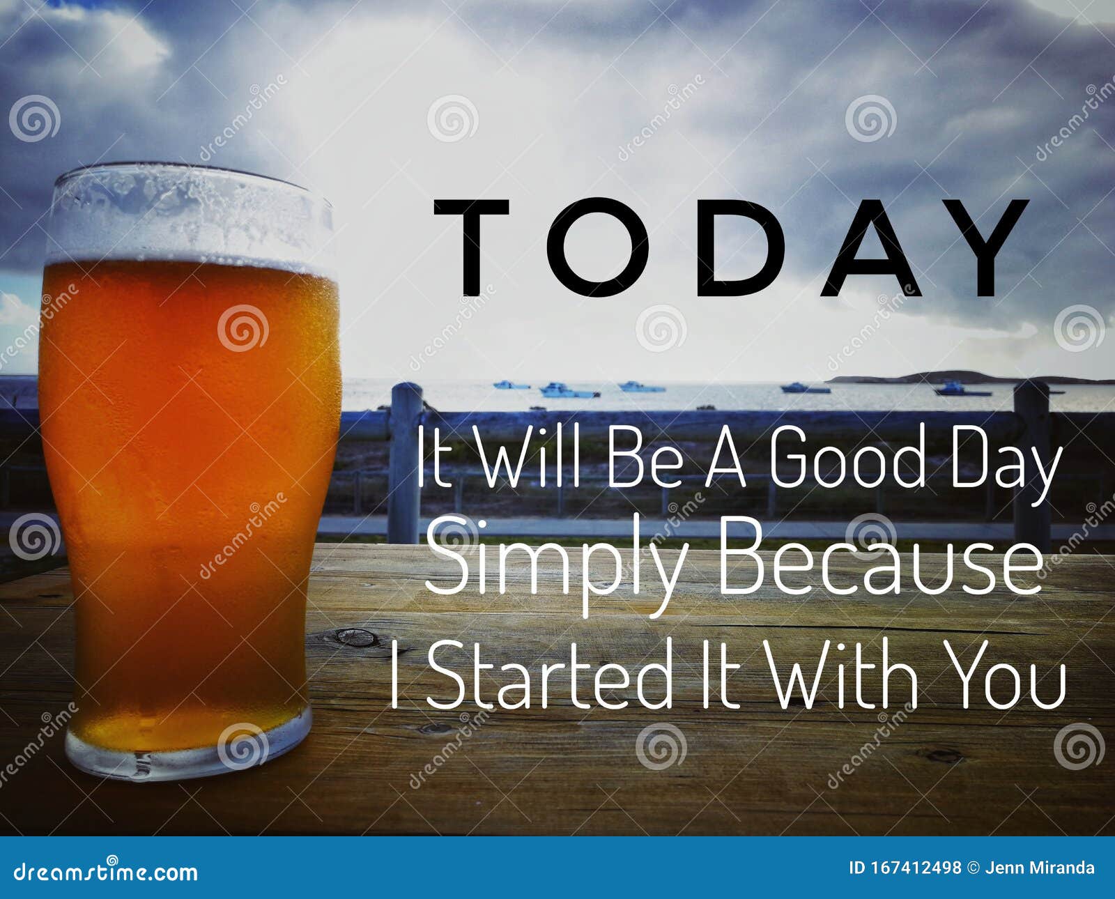 Quote about drinking beer stock photo. Image of message - 167412498