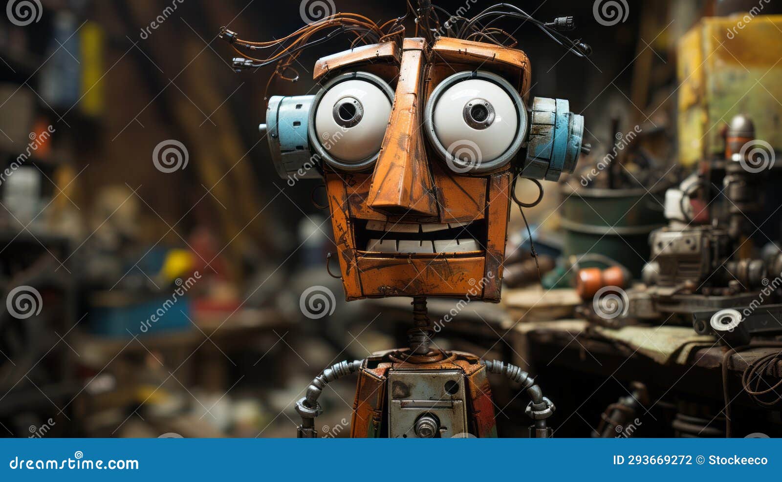 funny robot face sketch: a rusty debris inspired animated film pioneer