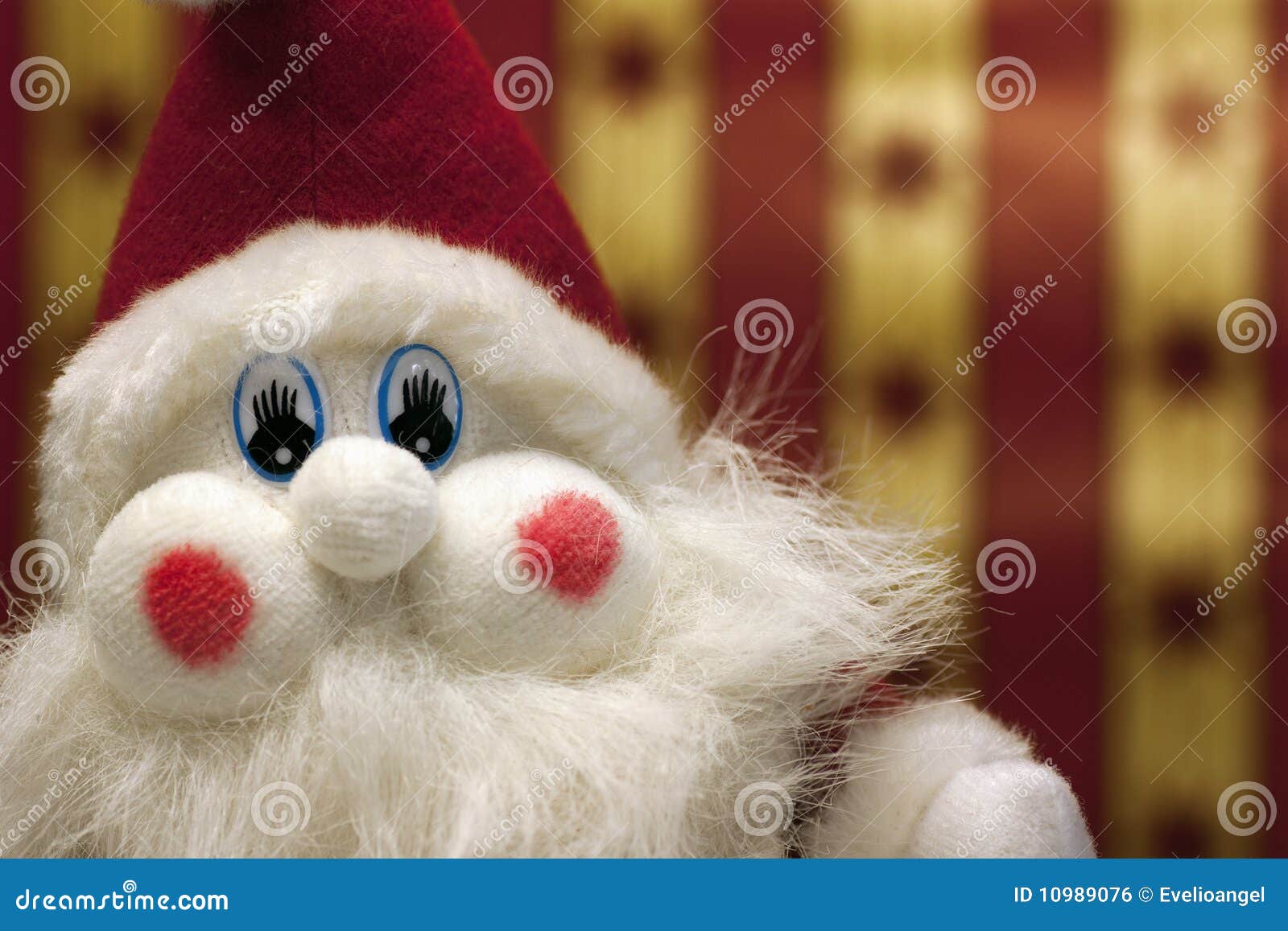 funny santa toy - close up