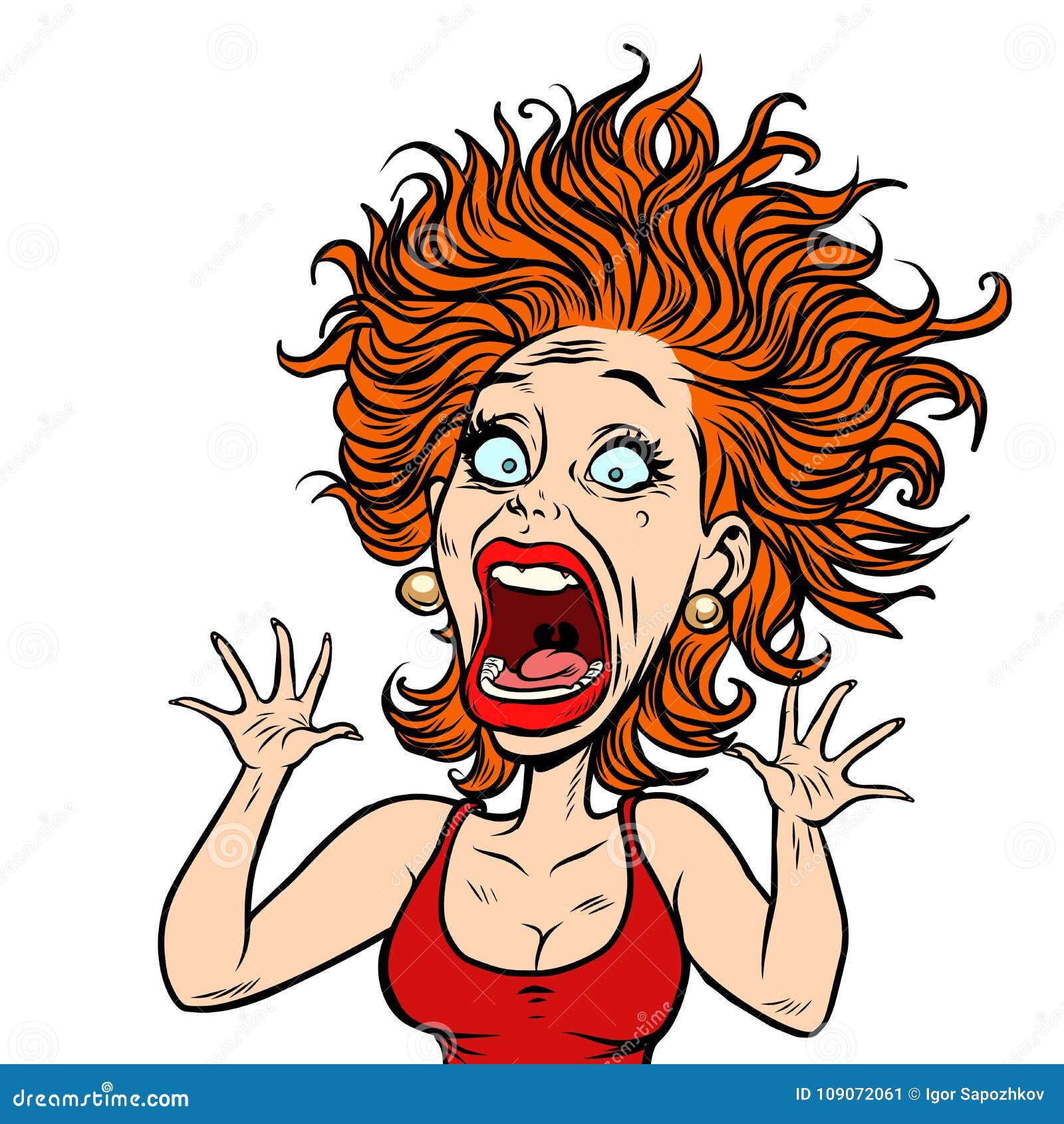 Scared Face Clipart