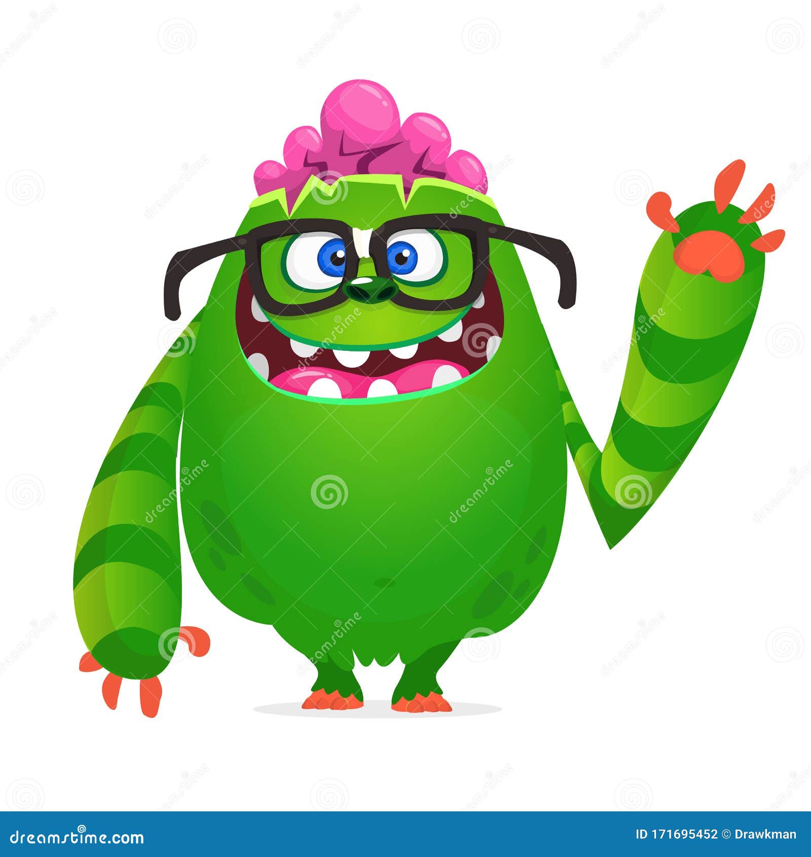 Funny and Scary Cartoon Zombie with Pink Brains. Vector Halloween Illustration Stock Vector - Illustration of cartoon, happy: 171695452 Funny and Scary Cartoon Zombie with Pink Brains. Vector Halloween Illustration Stock Vector - Illustration of cartoon, happy: 171695452