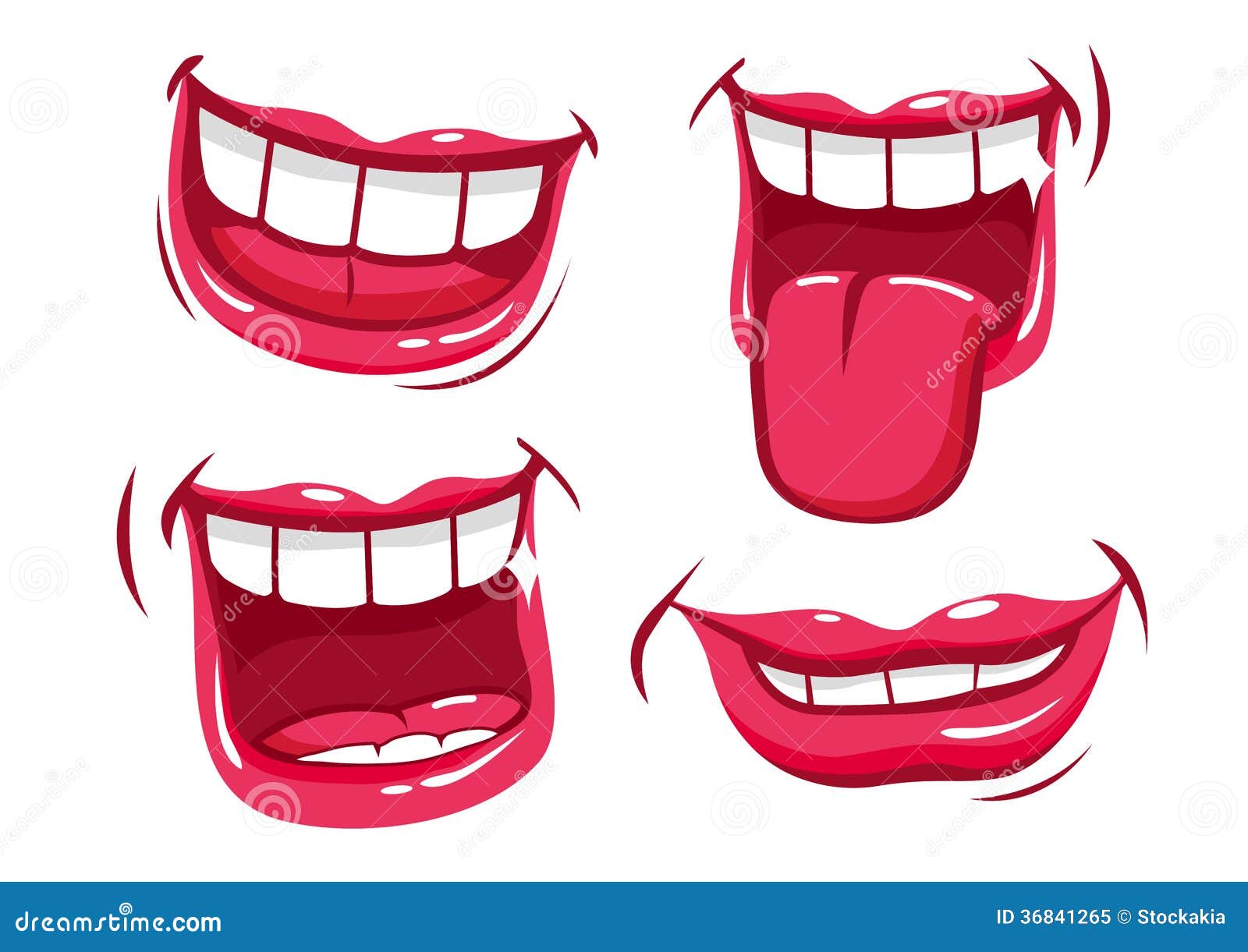 funny cartoon mouths