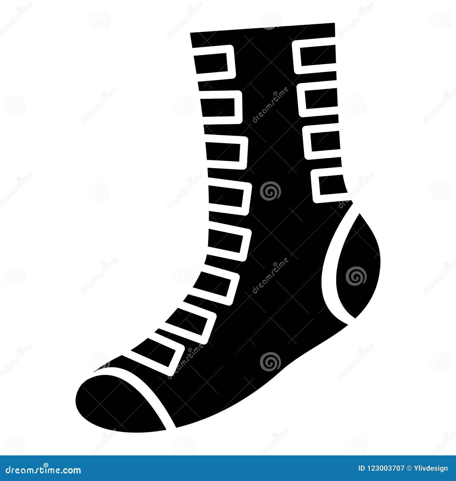 Funny Sock Icon, Simple Style Stock Vector - Illustration of funny ...