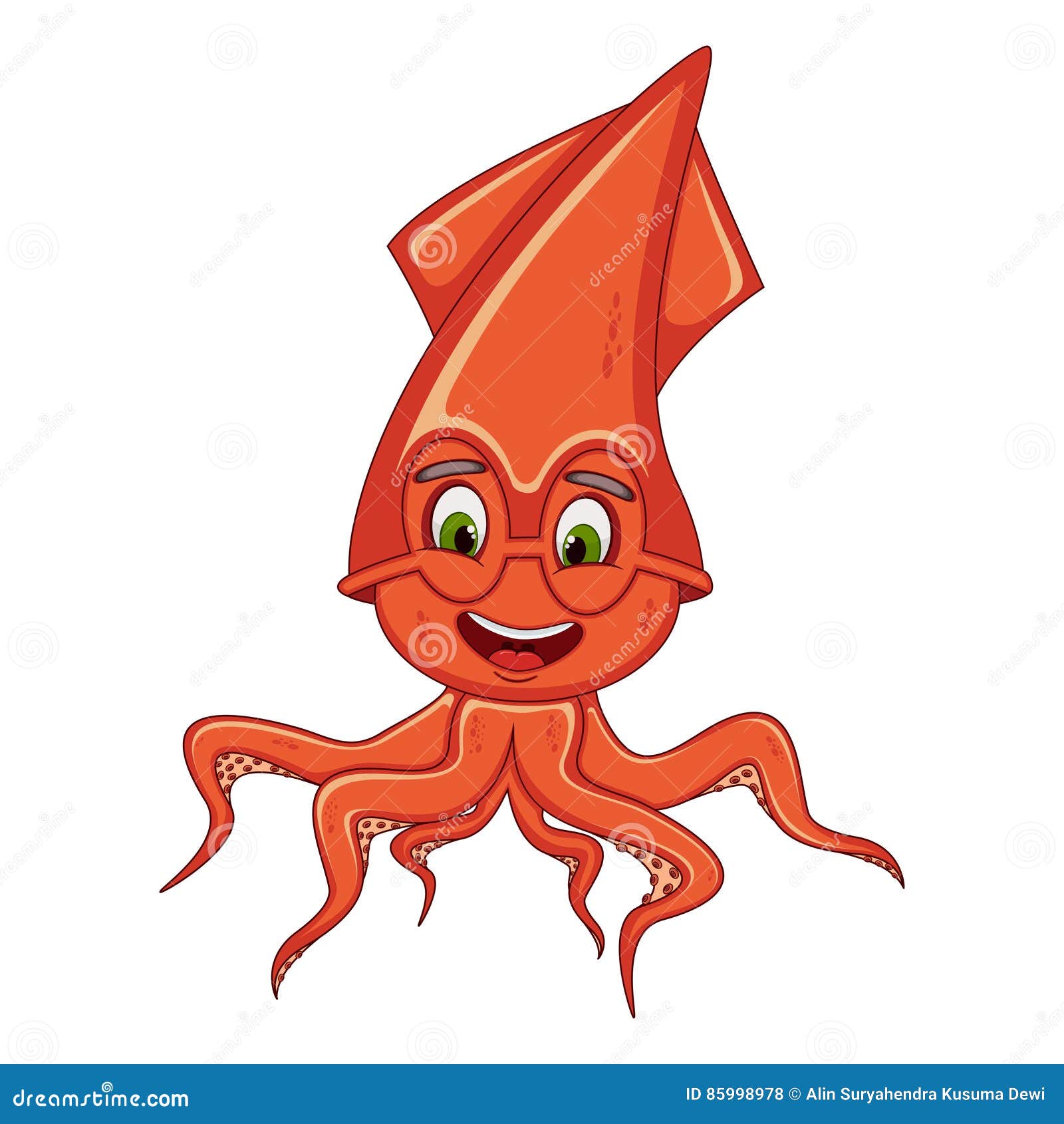 Funny squid cartoon stock vector. Illustration of line - 85998978 Funny squid cartoon stock vector. Illustration of line - 85998978