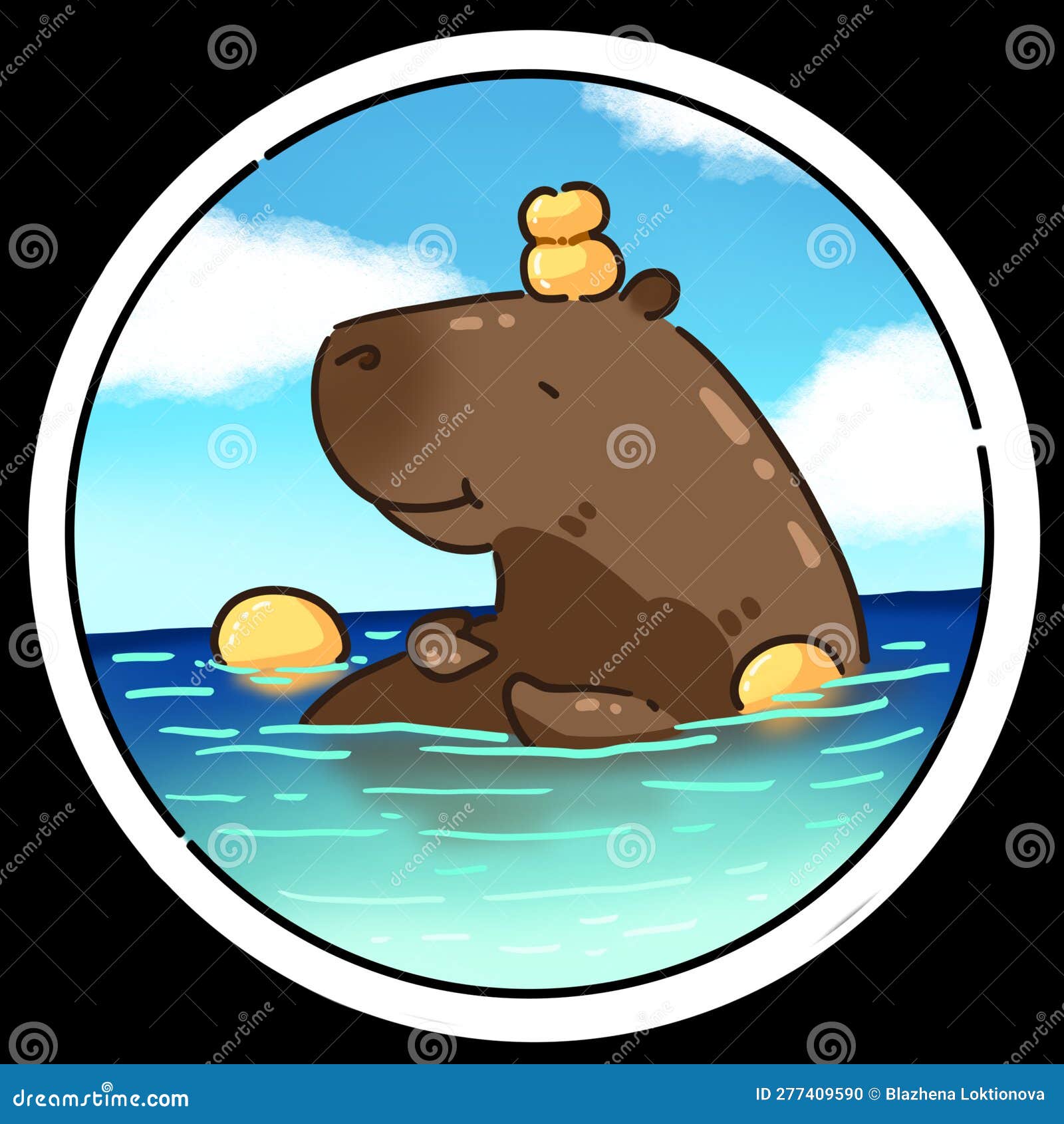 Capybara Life Cycle Clipart Set Download - Clipart 4 School