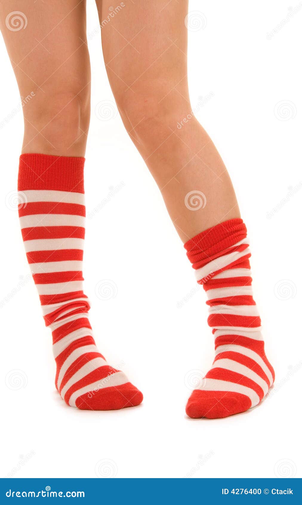 Funny striped socks stock photo. Image of female, chick - 4276400