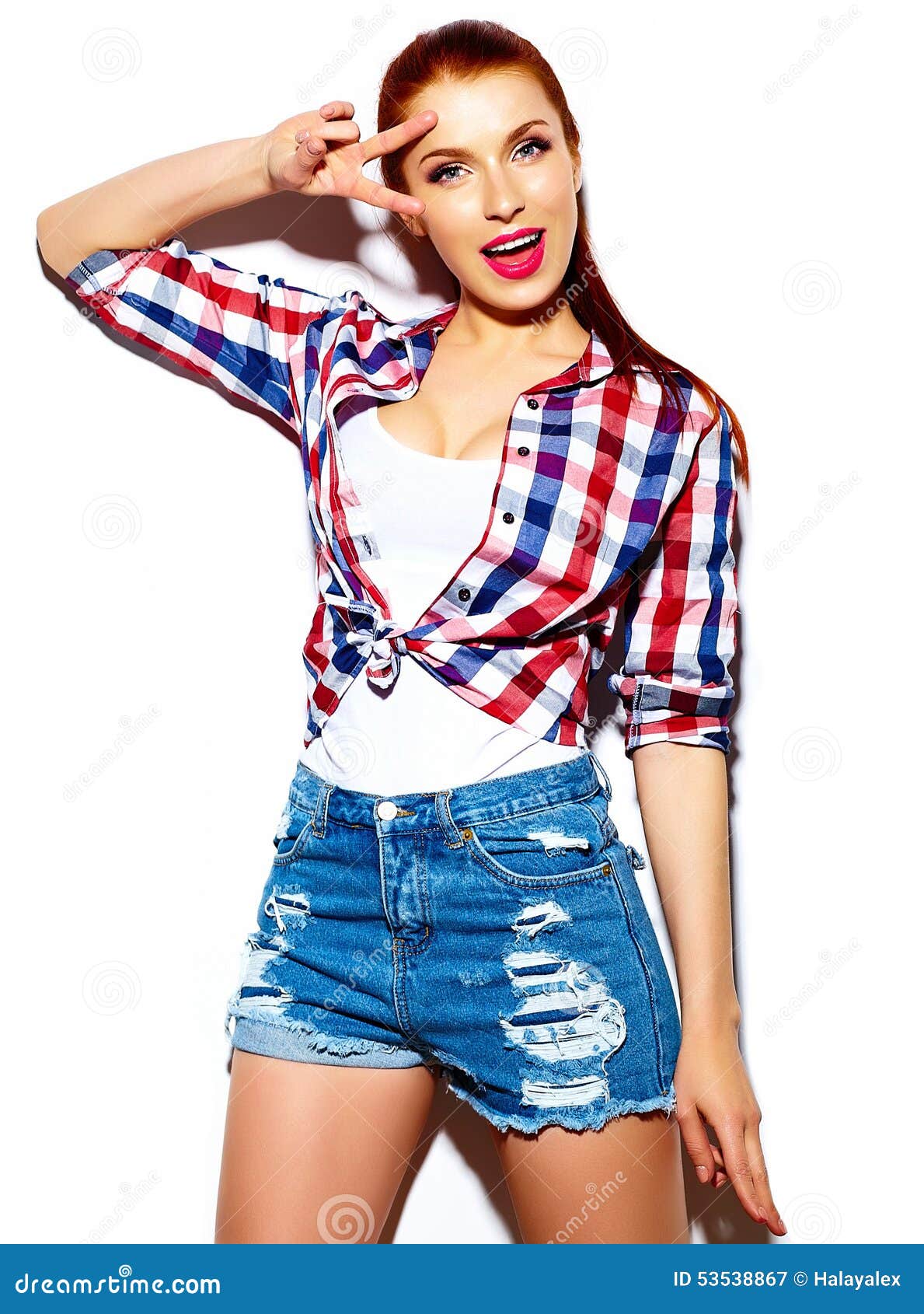 Funny Stylish Model Girl in Casual Modern Hipster Cloth Stock Image ...