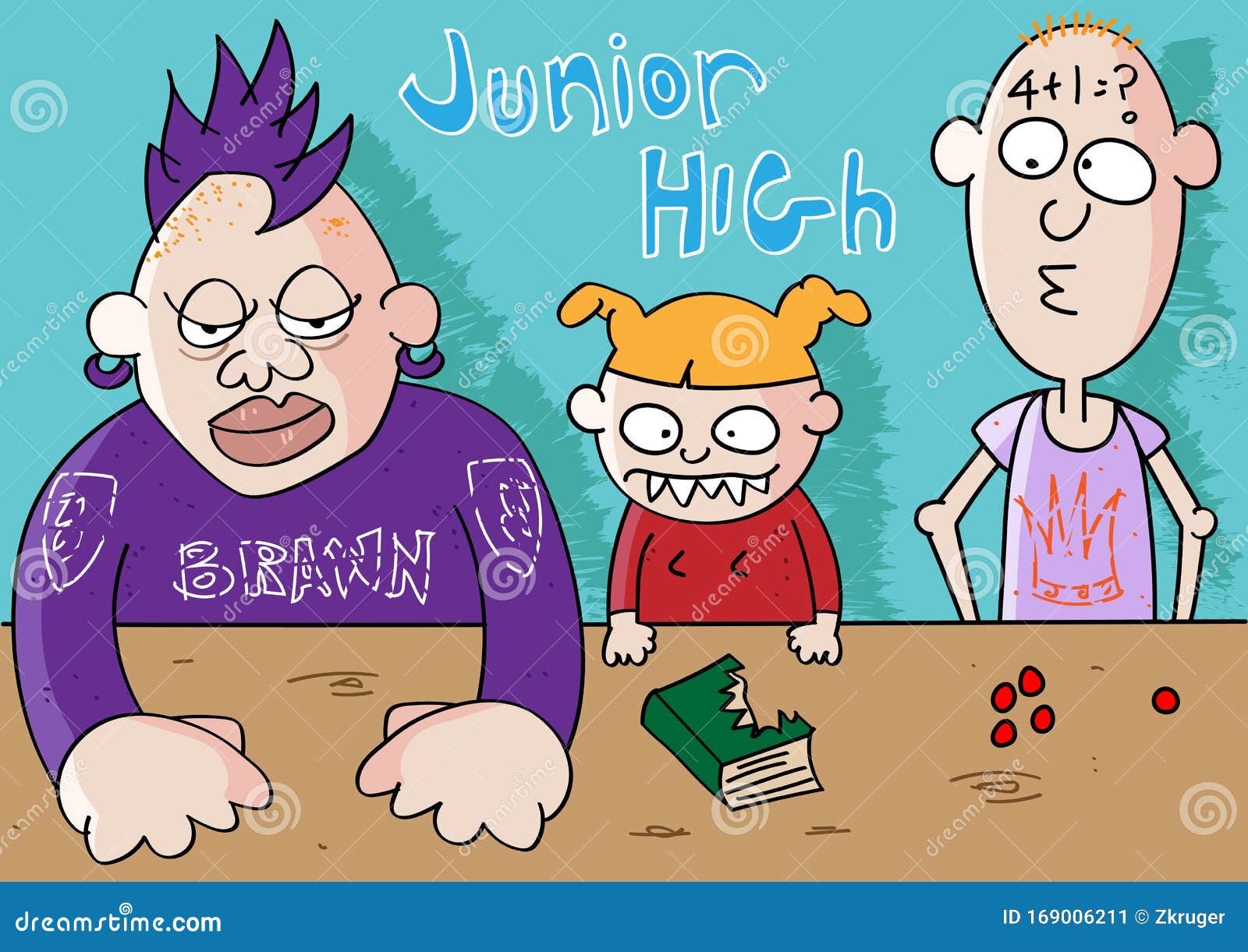Funny Teacher Nightmare Horrible Students Cartoon Stock Vector -  Illustration of challenge, horizontal: 169006211