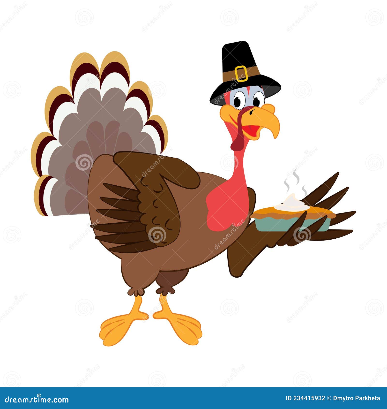 Funny Thanksgiving Turkey Bird Cartoon Character with Pumpkin Pie Stock  Vector - Illustration of farm, holiday: 234415932