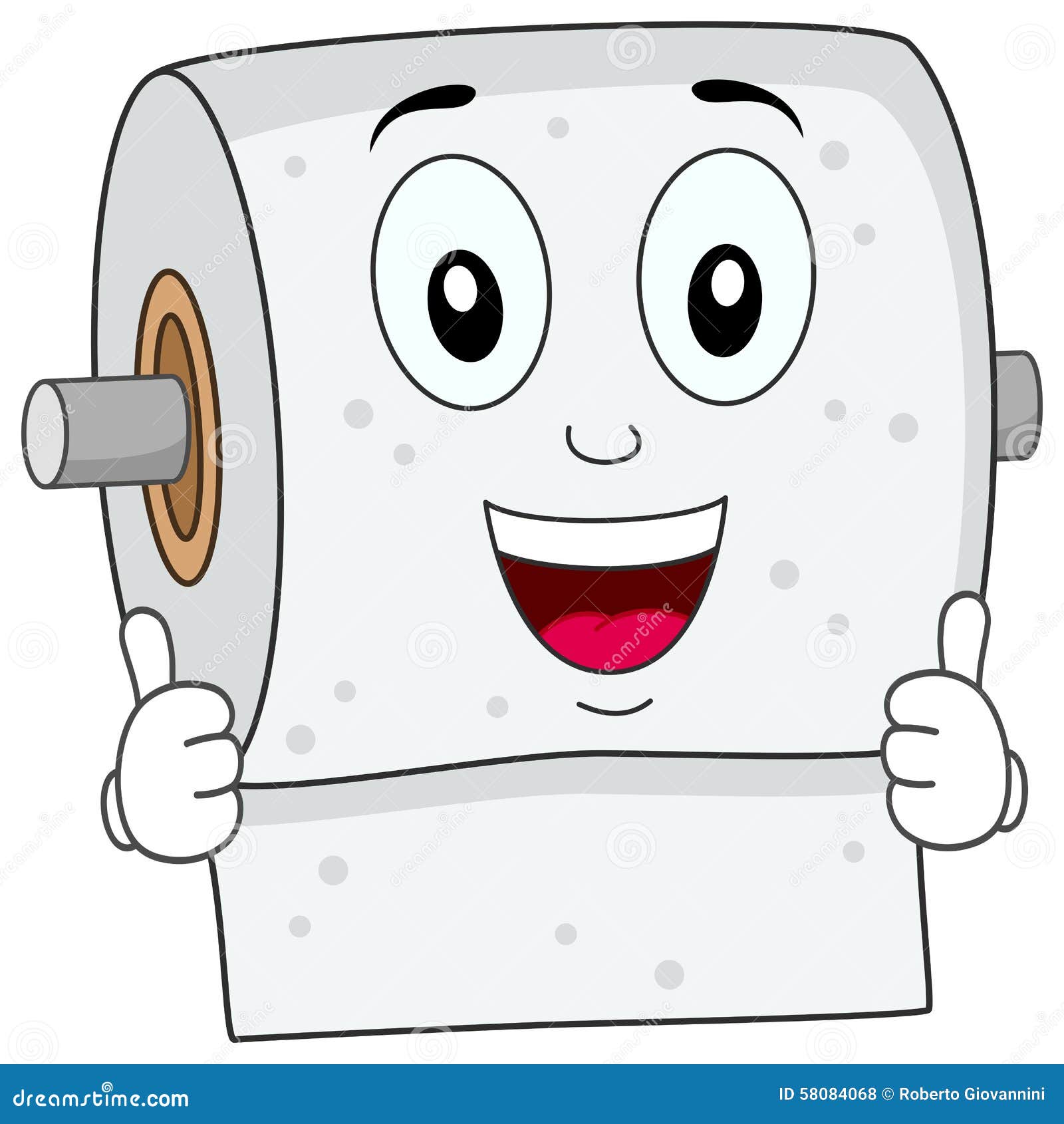 funny toilet paper cartoon