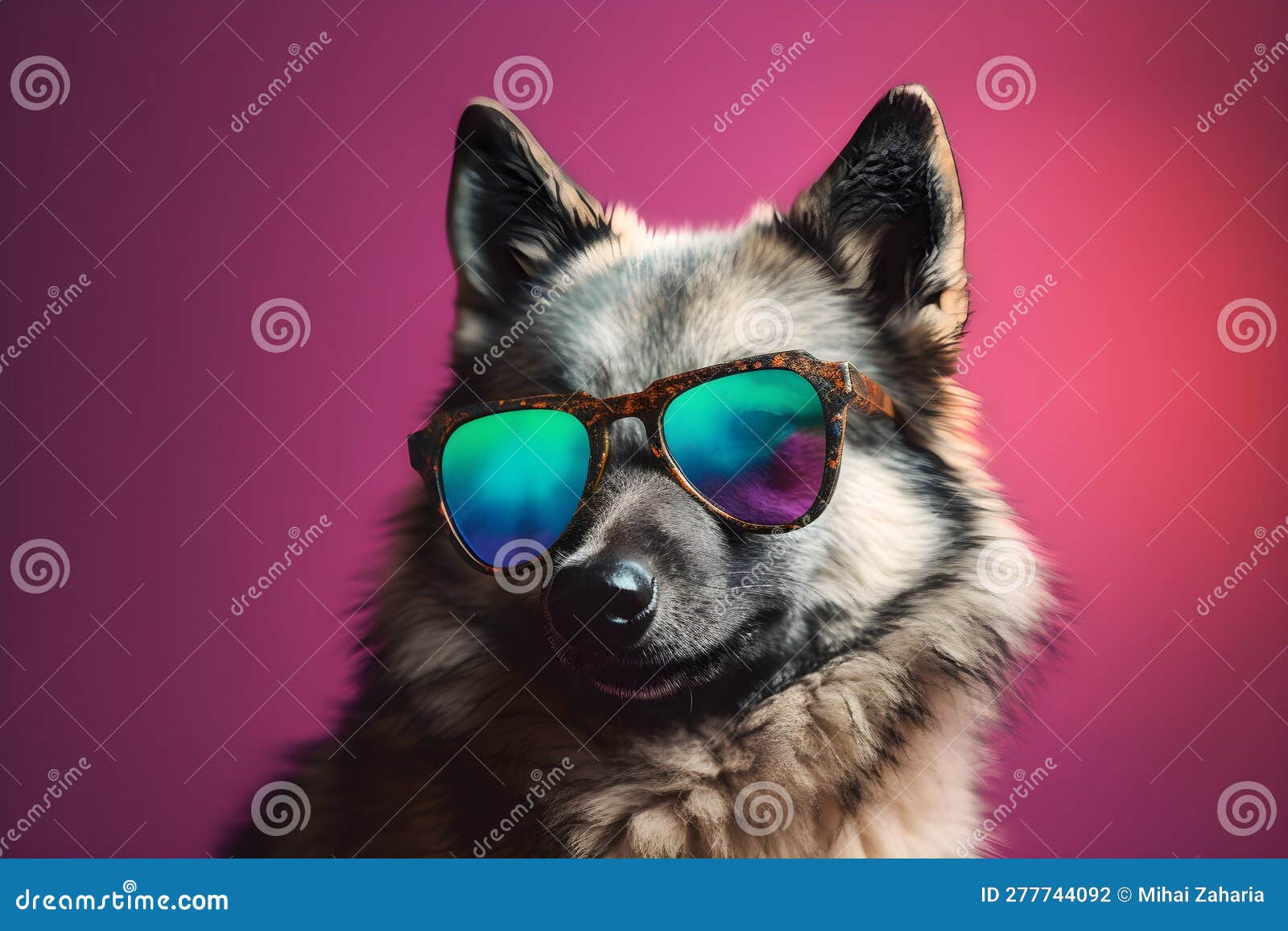 Wolf in Blue Glasses Wall Art, Canvas Prints, Framed Prints, Wall Peels |  Great Big Canvas