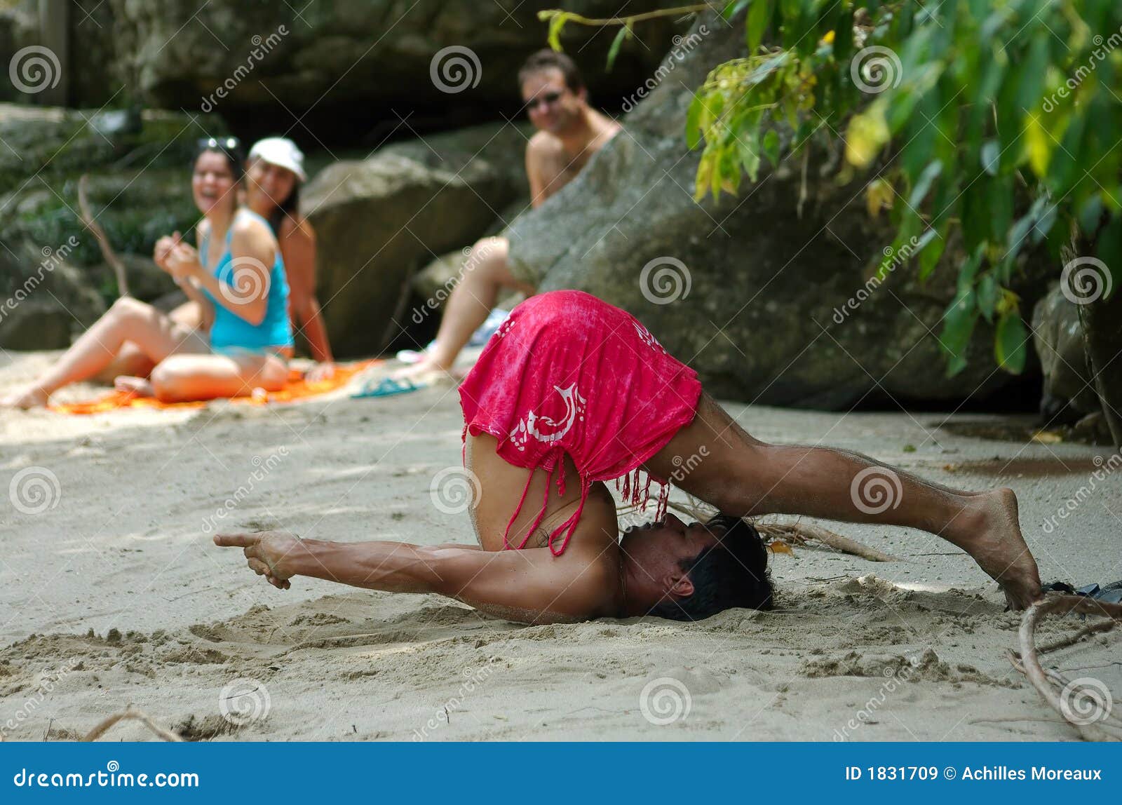 Funny Yoga Royalty Free Stock Images - Image: 1831709