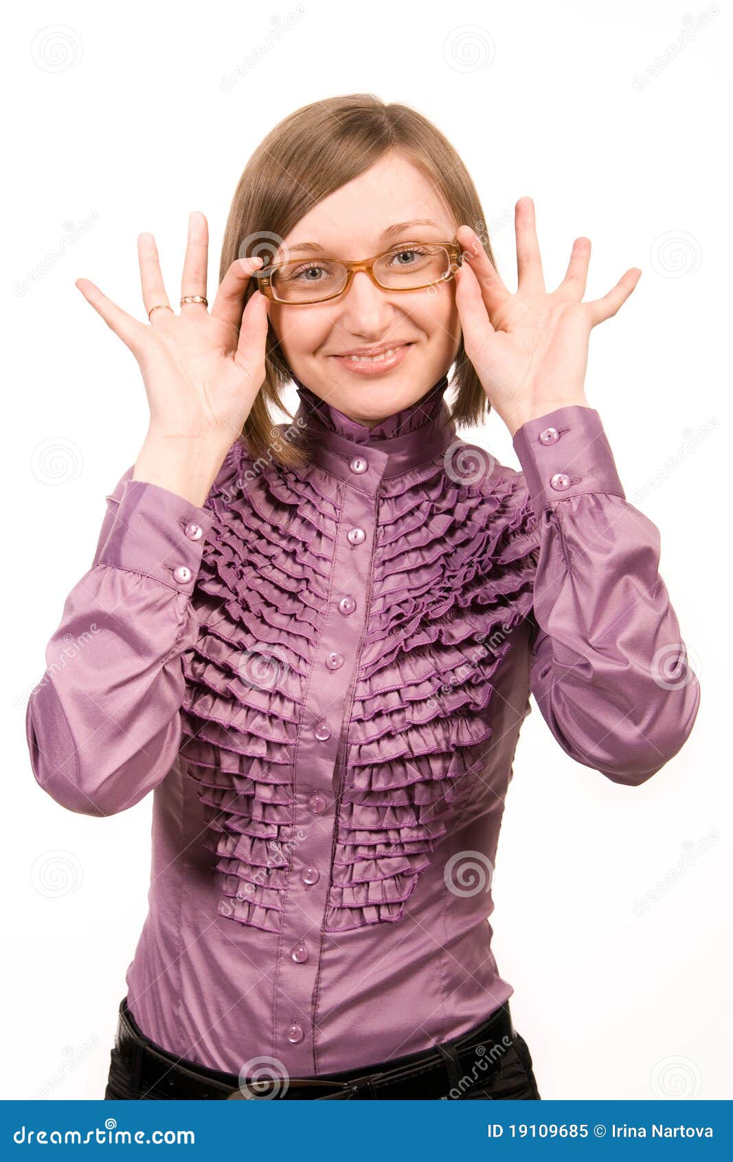 Funny young woman stock image. Image of female, attractive 19109685