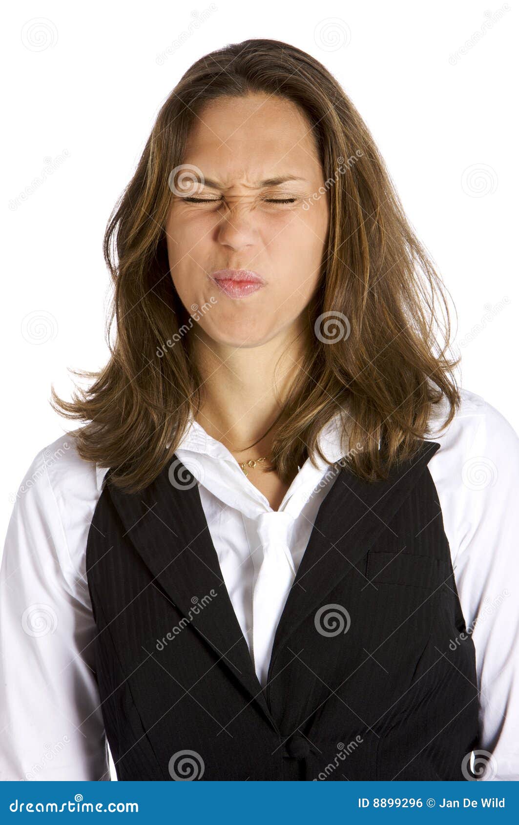 Funny young woman stock photo. Image of casual, indoors 8899296