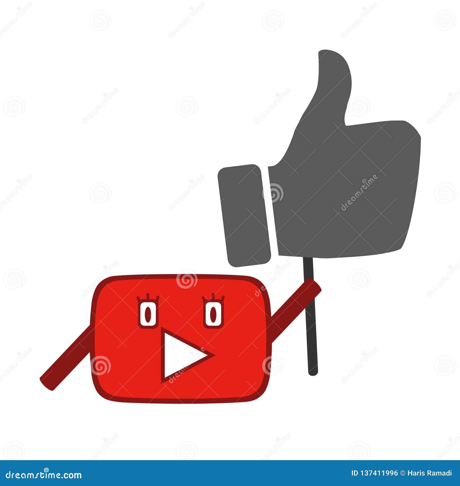 Funny Youtube Cartoon Like V2 for You Stock Vector - Illustration of bell, concept: 137411996 Funny Youtube Cartoon Like V2 for You Stock Vector - Illustration of bell, concept: 137411996