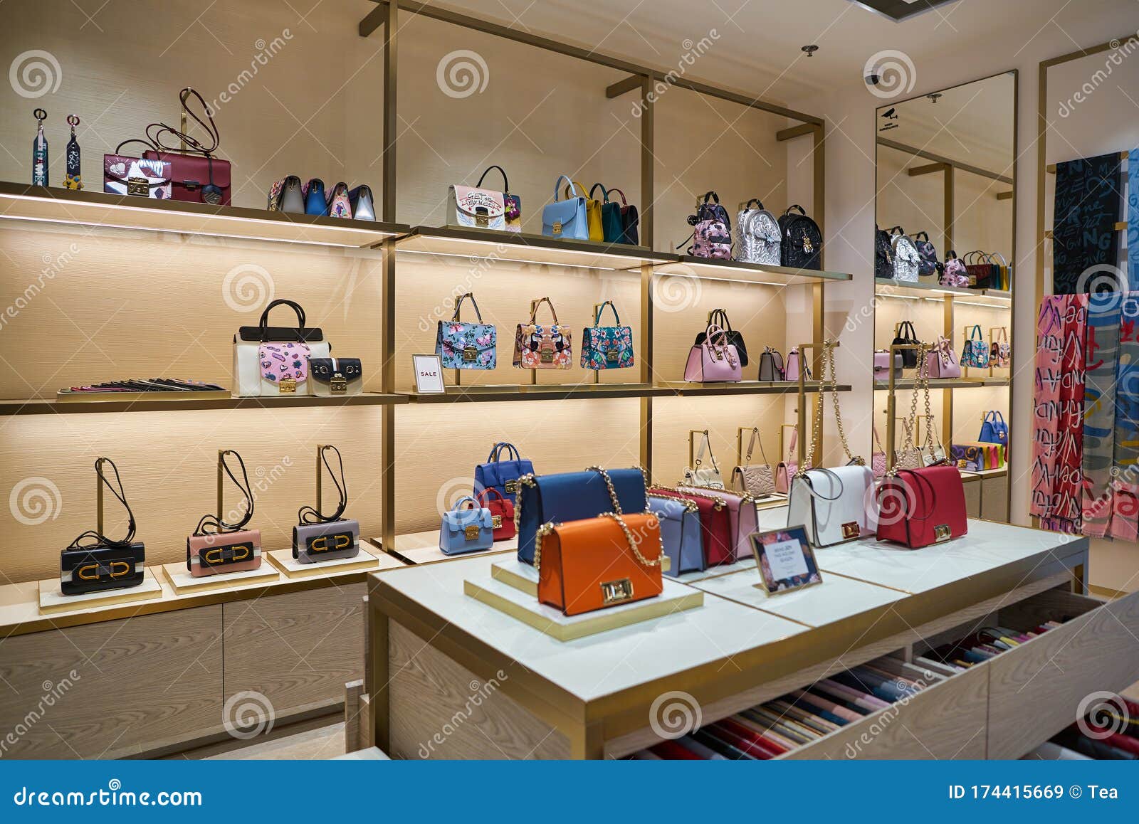 Furla editorial stock image. Image of commercial, color - 174415669