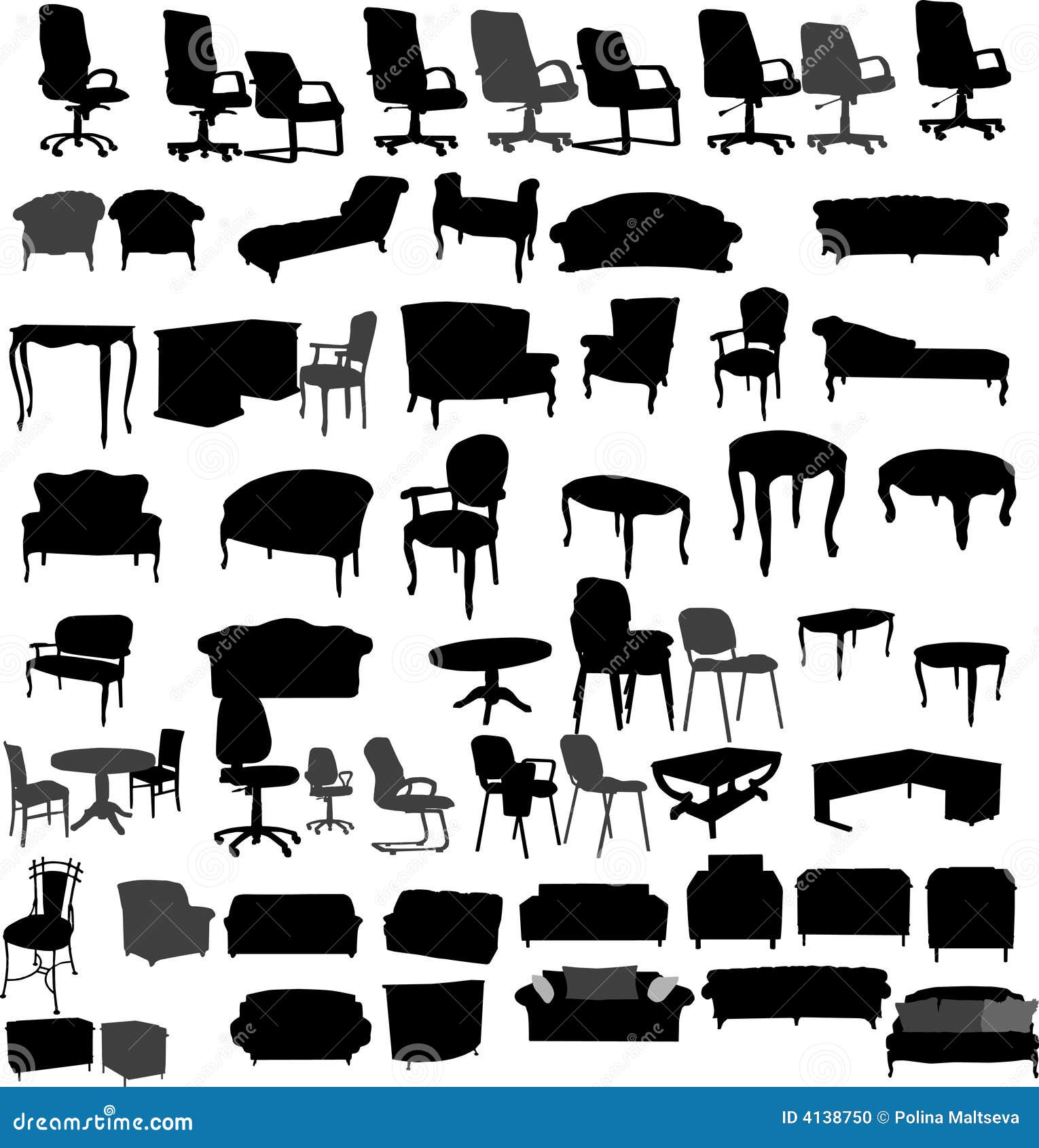 furniture silhouette clip art - photo #49