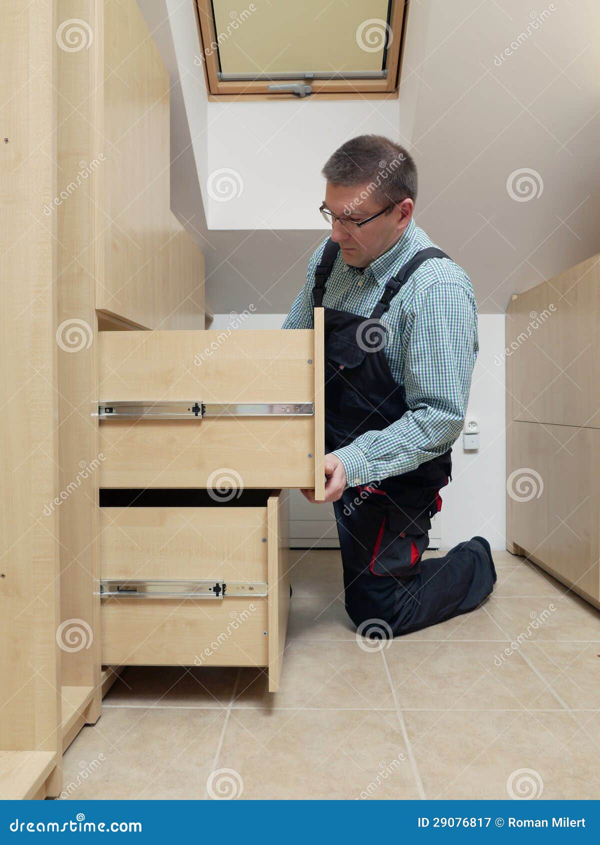 Furniture assembling stock image. Image of wood, tool 29076817