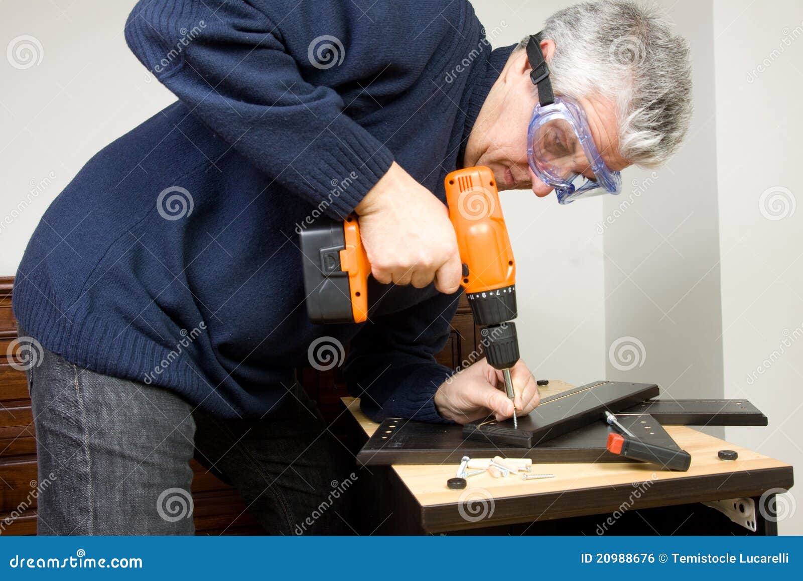 Furniture fitter stock photo. Image of lumber, timbering 20988676