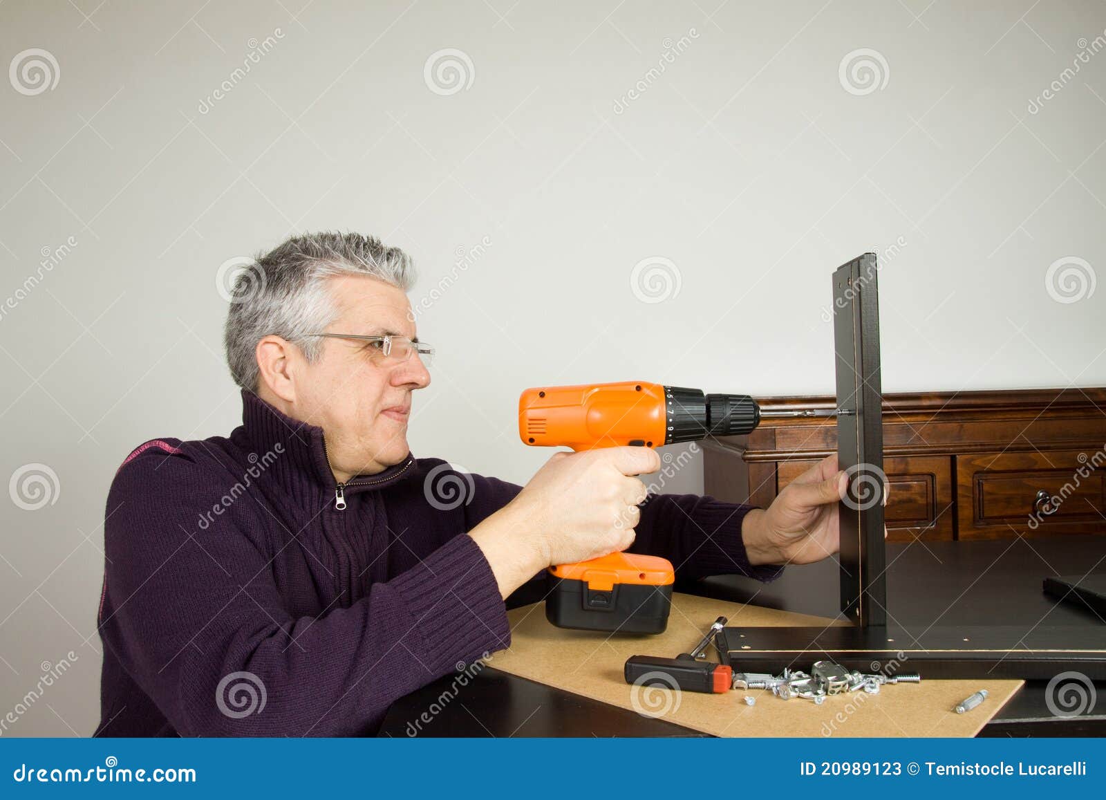 Furniture fitter stock image. Image of plank, carpenter 20989123