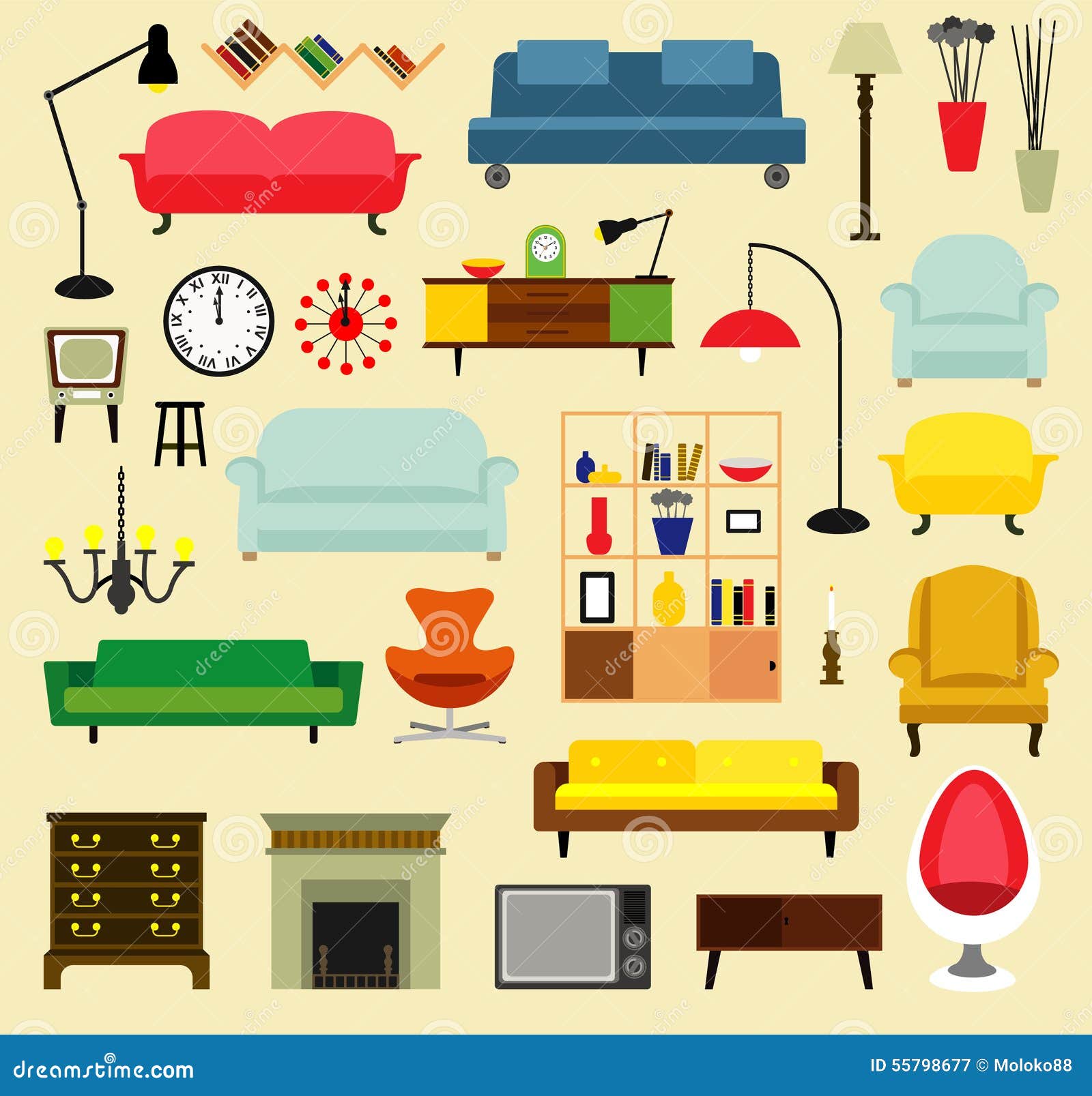 modern furniture clipart free - photo #38