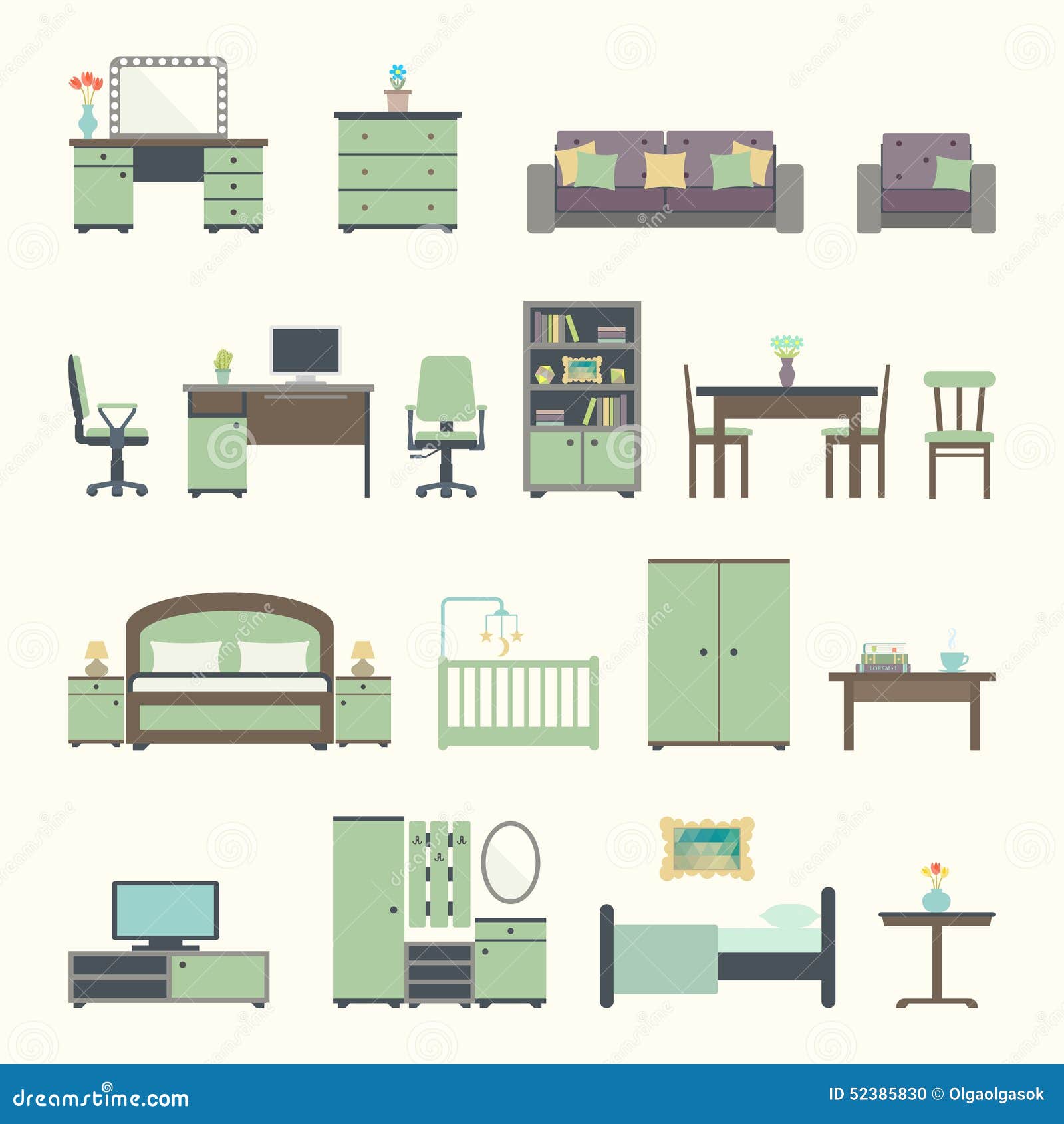 furniture clipart top view - photo #50