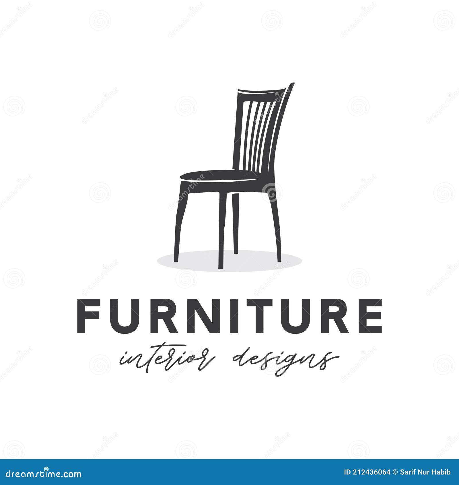 Furniture Logo Design Template Stock Vector Illustration of modern