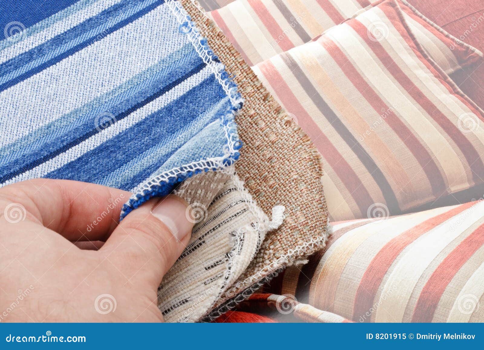 Furniture materials stock image. Image of finger, sample 8201915